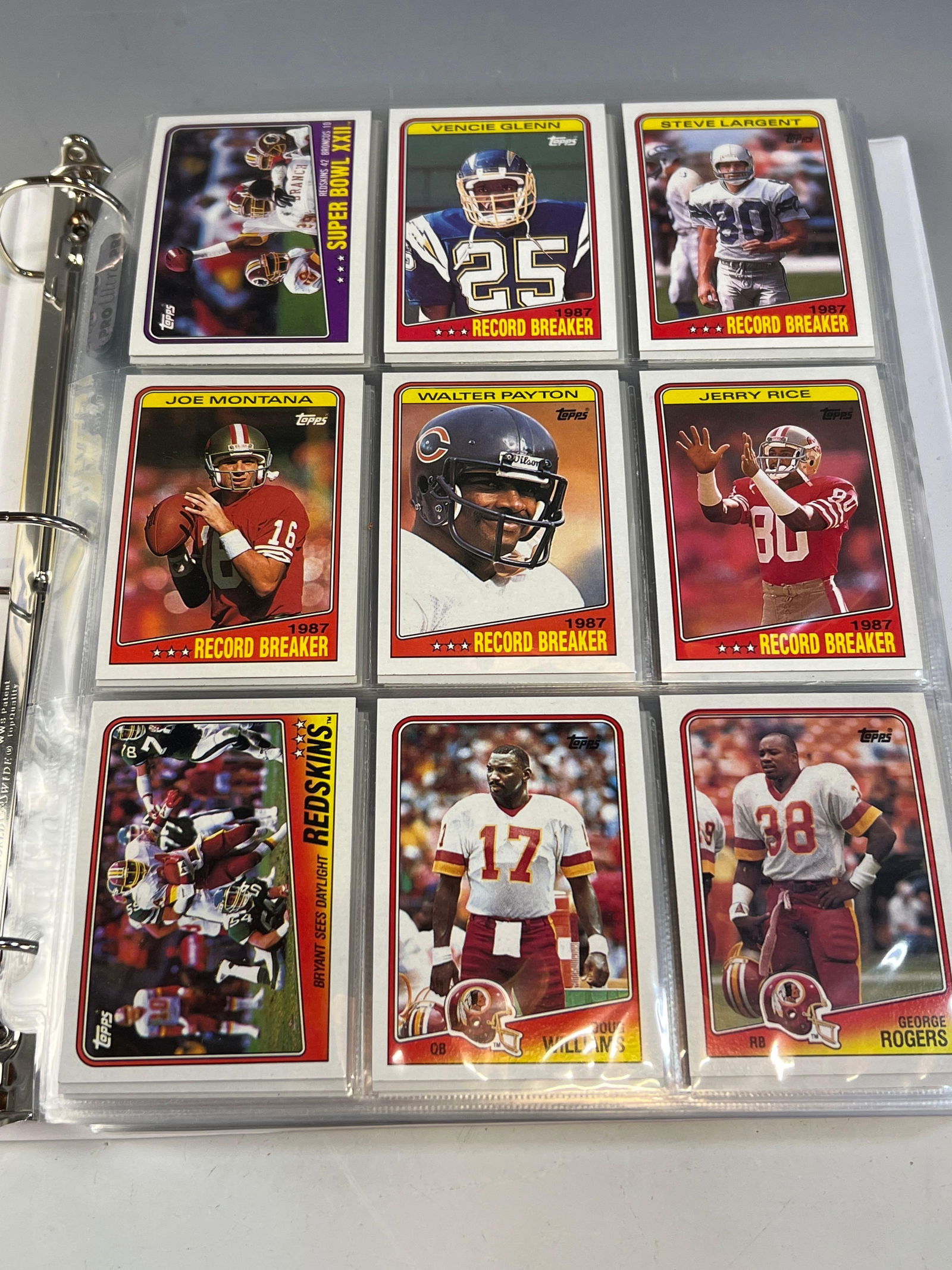 1988 Topps Football Card Complete Set w/ Bo Jackson Rookie (1 of 6)