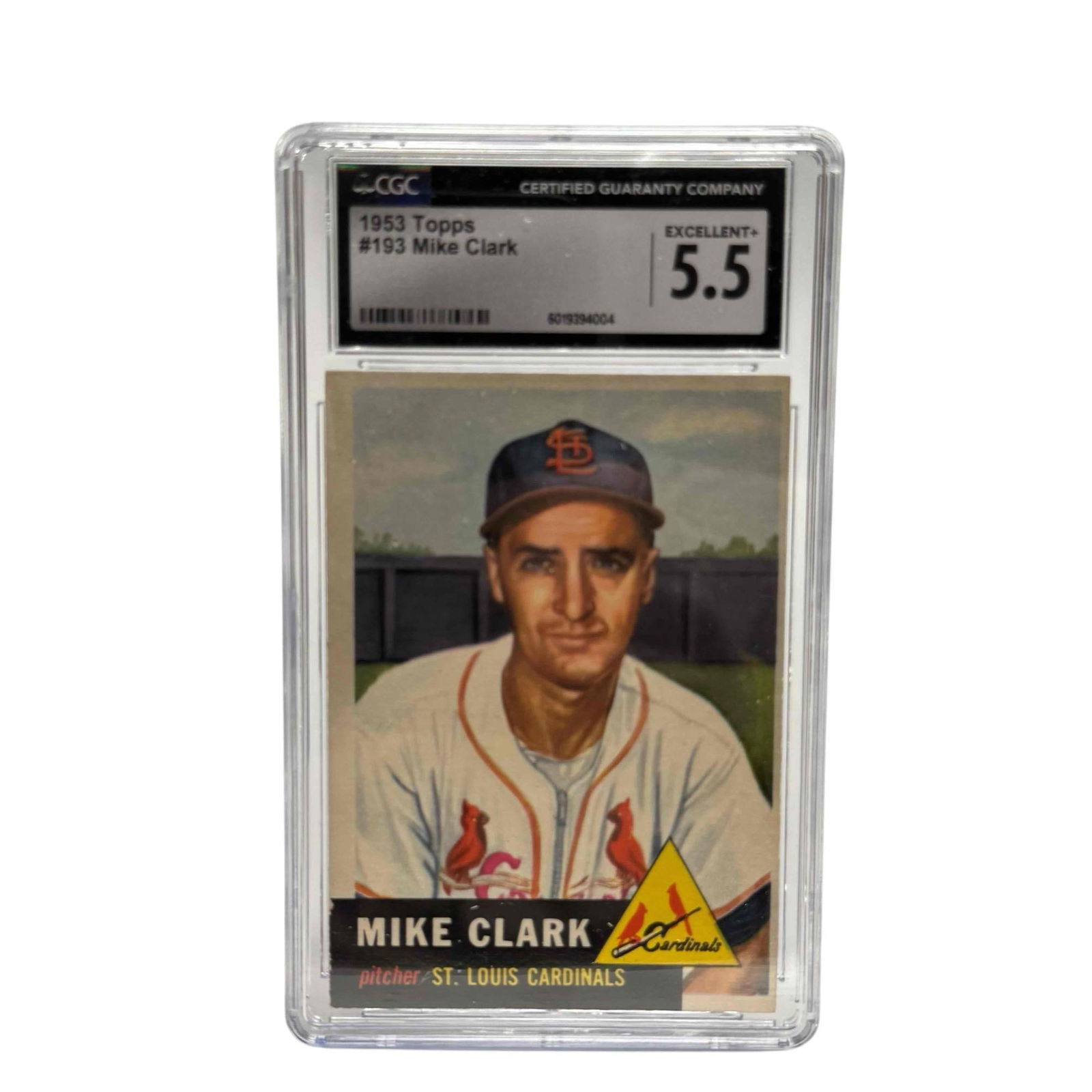 1953 Topps #193 Mike Clark CGC EX+ 5.5 (1 of 4)