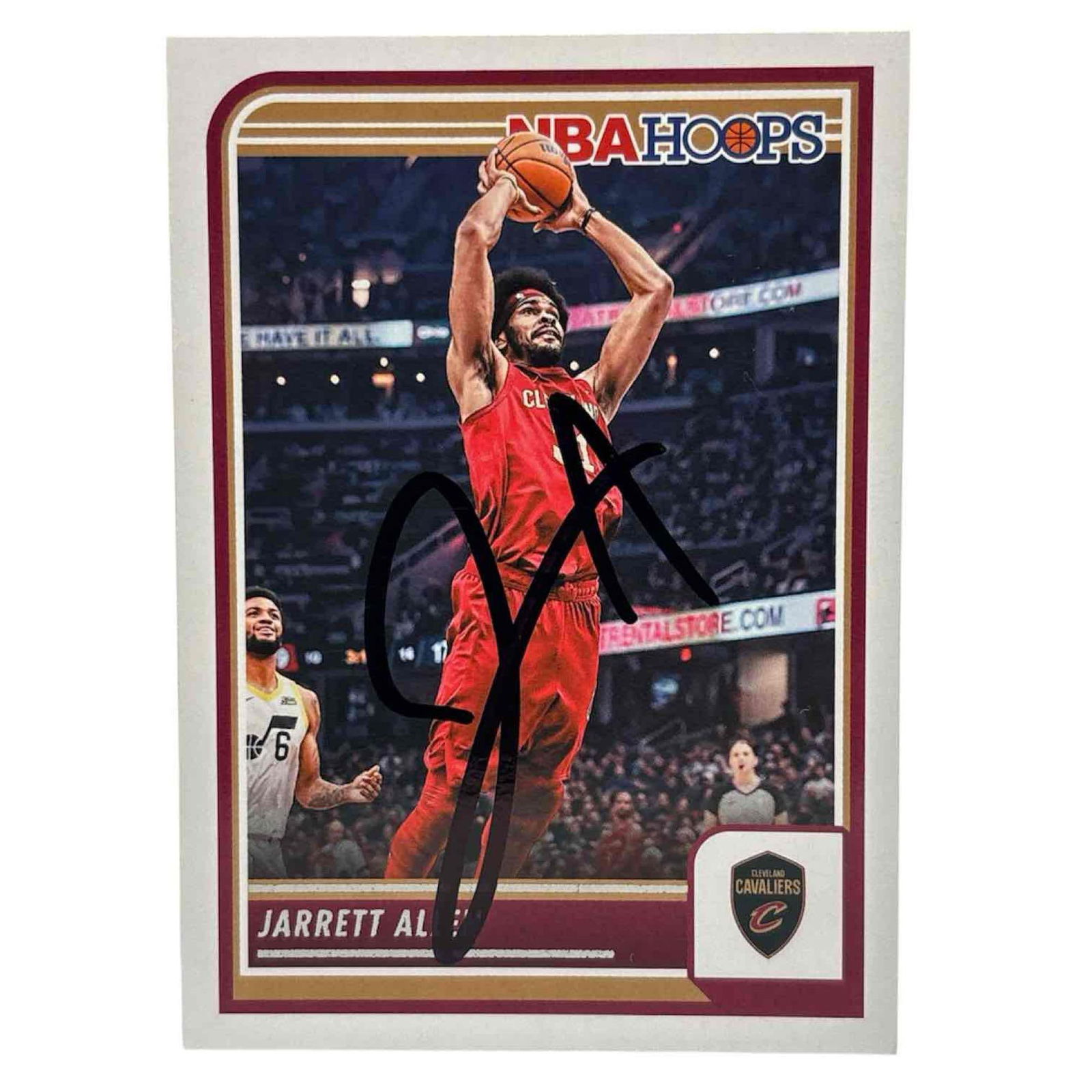 Jarrett Allen Autographed 2023 NBA Hoops Basketball Card JSA (1 of 6)