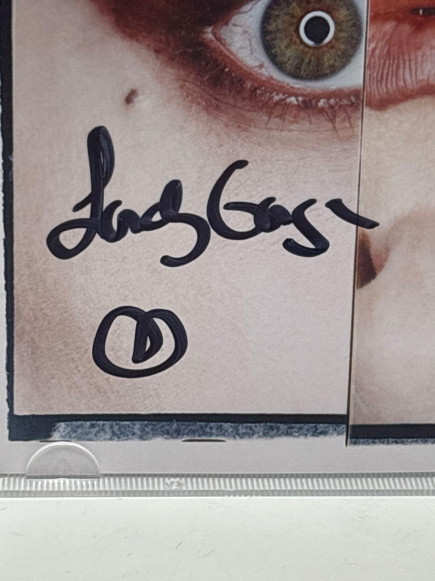 Lady Gaga Signed Mayhem CD Insert JSA: The 2025 Mayhem CD. The insert inside of the case has been signed in black marker by the global sensation. JSA certified.