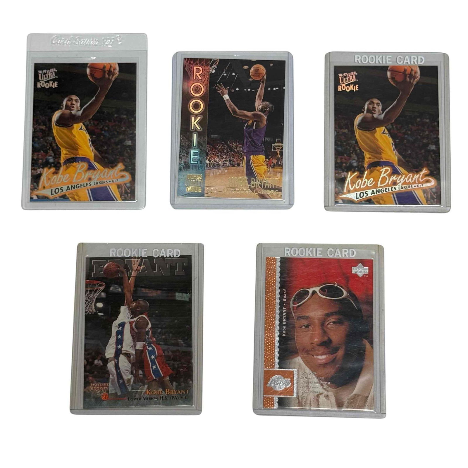 Kobe Bryant Rookie Card Collection LA Lakers (1 of 13)