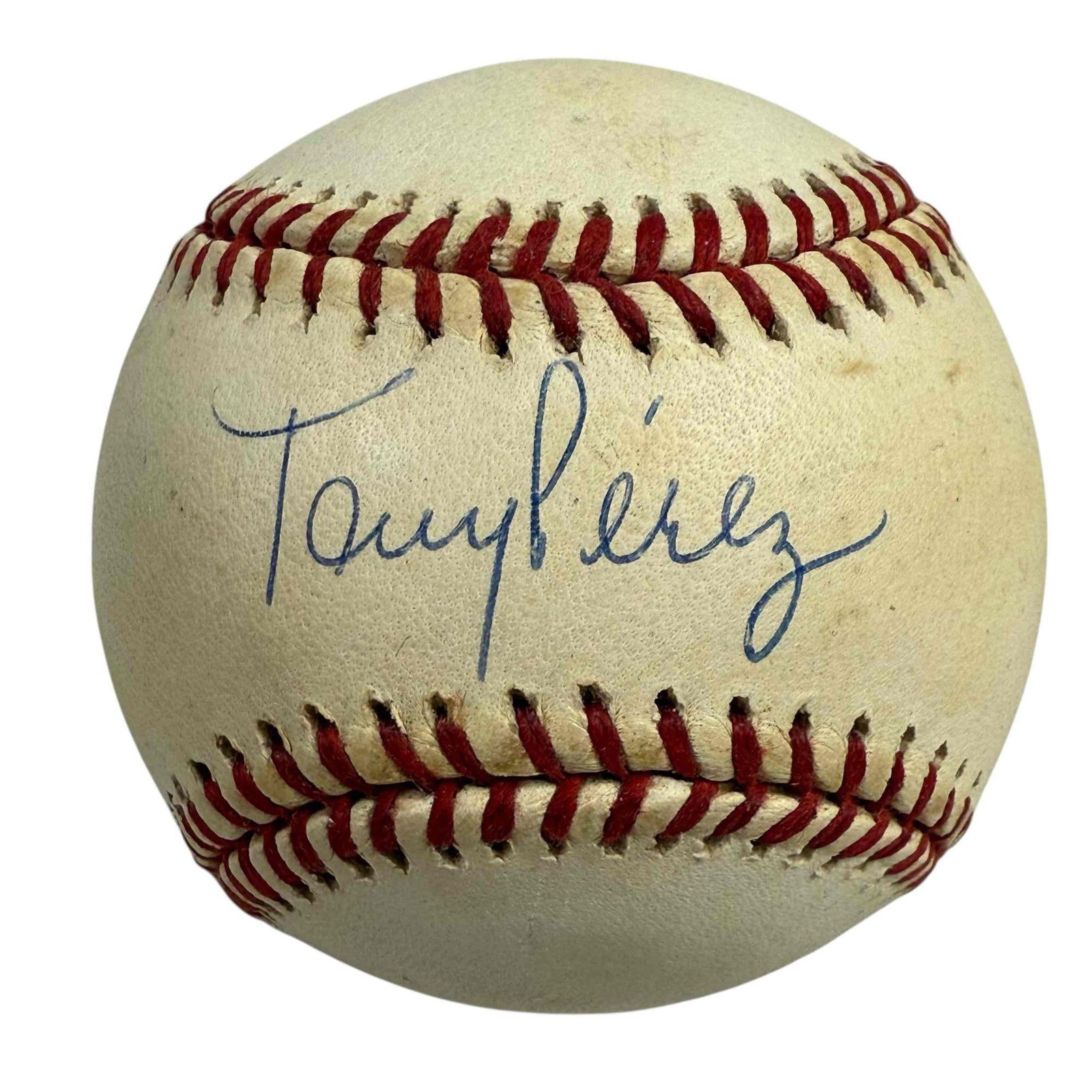 Tony Perez Autographed Baseball Cincinnati Reds JSA (1 of 7)