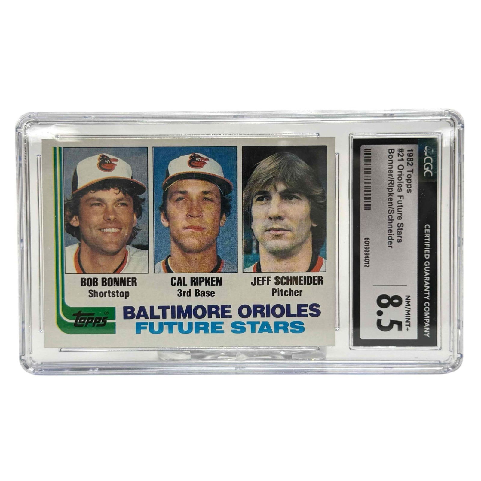 1982 Topps #21 Cal RIpken Jr. Rookie Card CGC 8.5 (1 of 6)