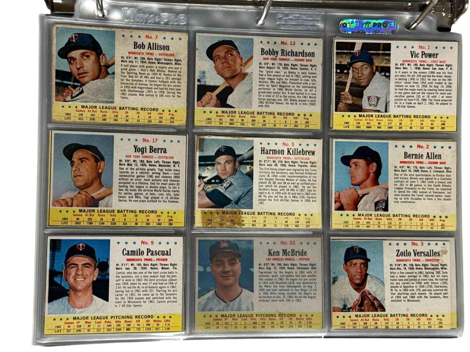 1963 Post Cereal Baseball Card Collection (140) (1 of 12)