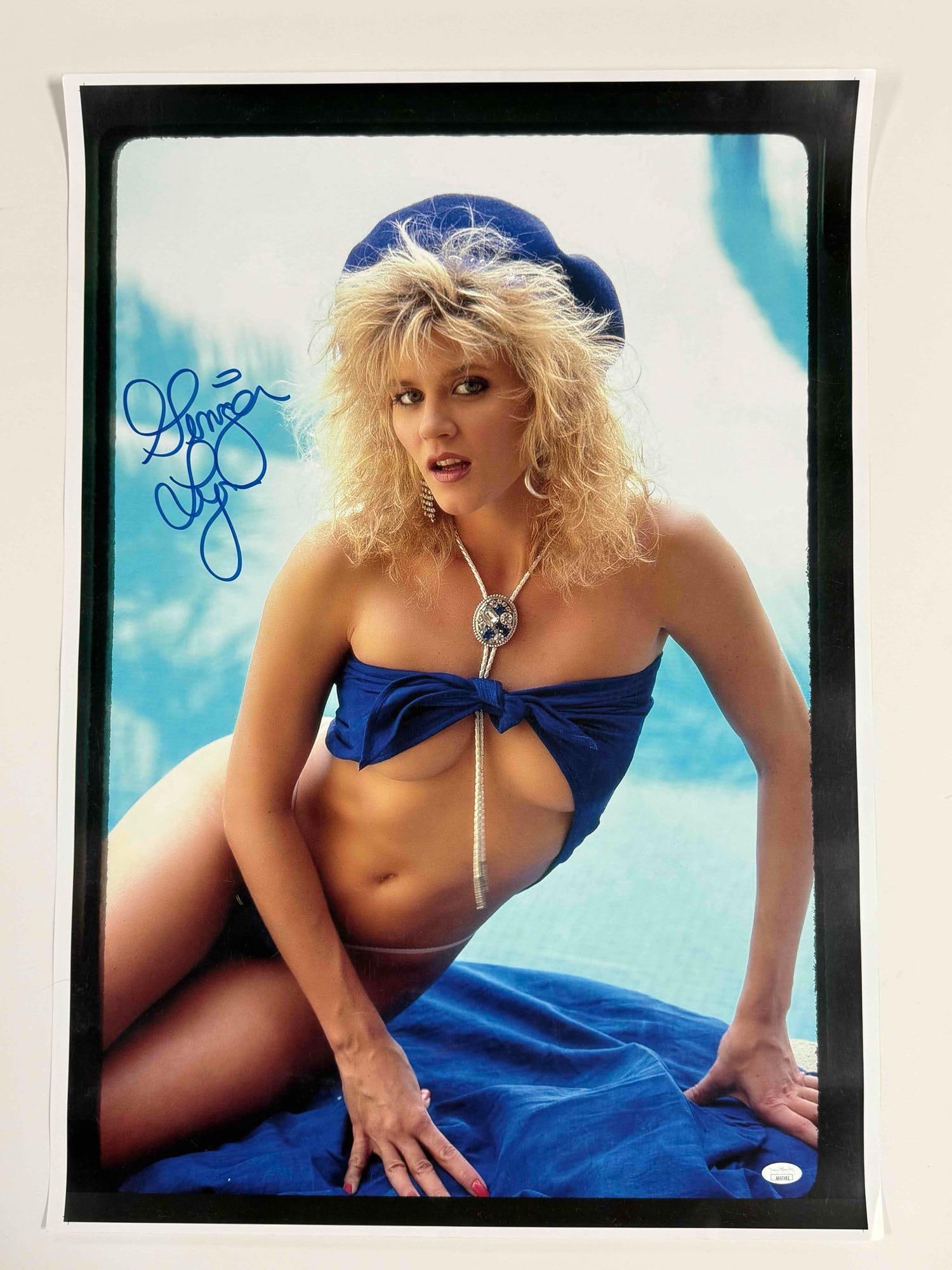 Ginger Lynn Autographed Poster JSA - 14
