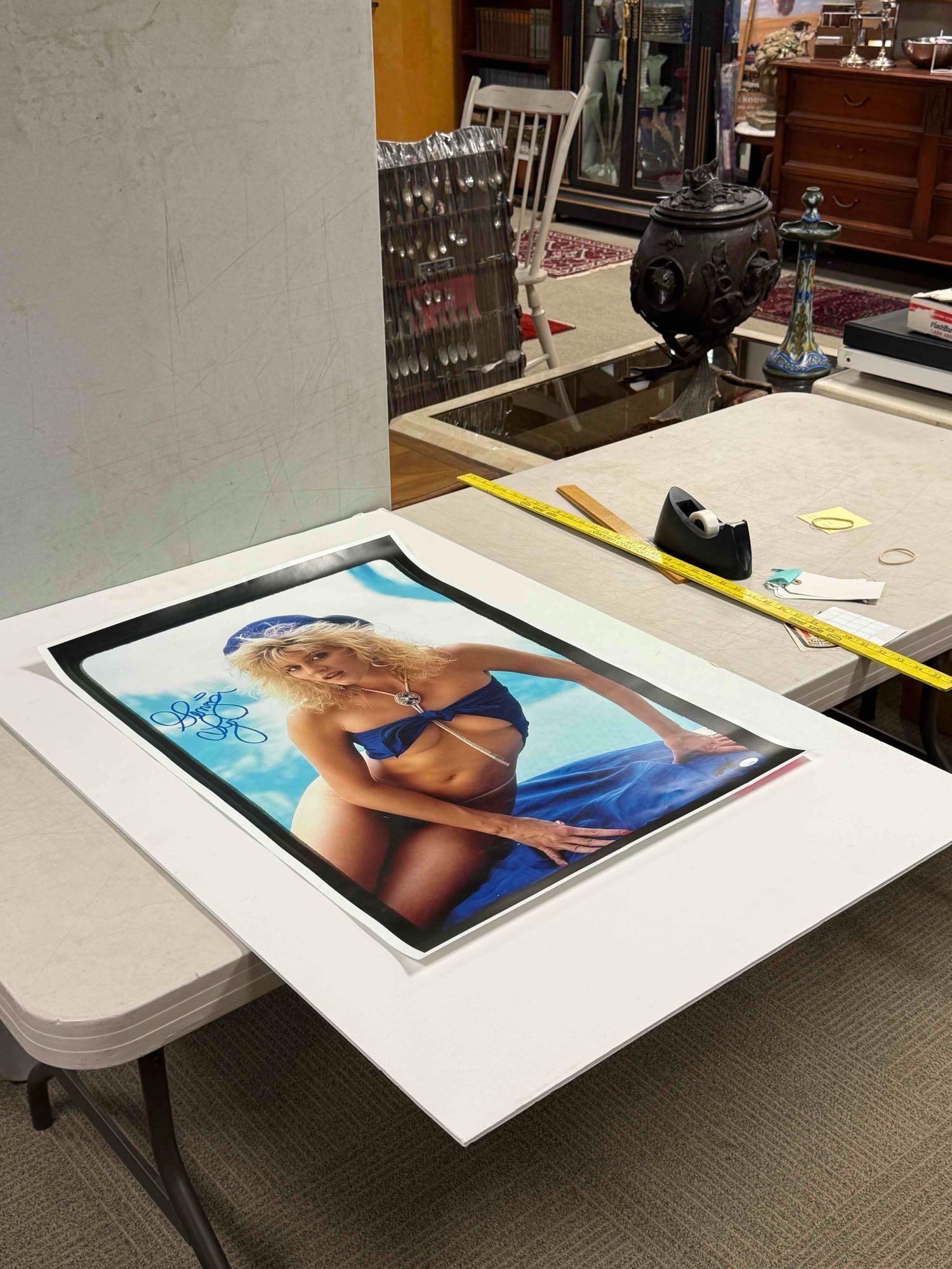 Ginger Lynn Autographed Poster JSA - 9