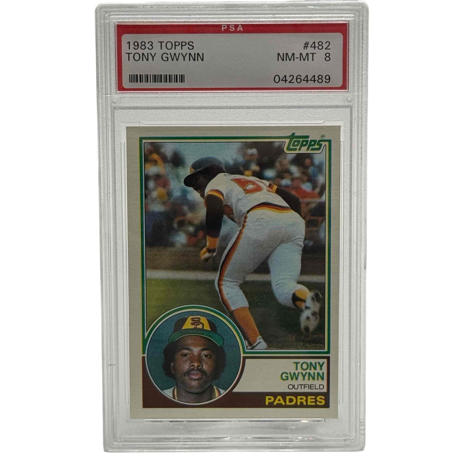 1983 Topps #482 Tony Gwynn Rookie Card PSA 8 (1 of 9)
