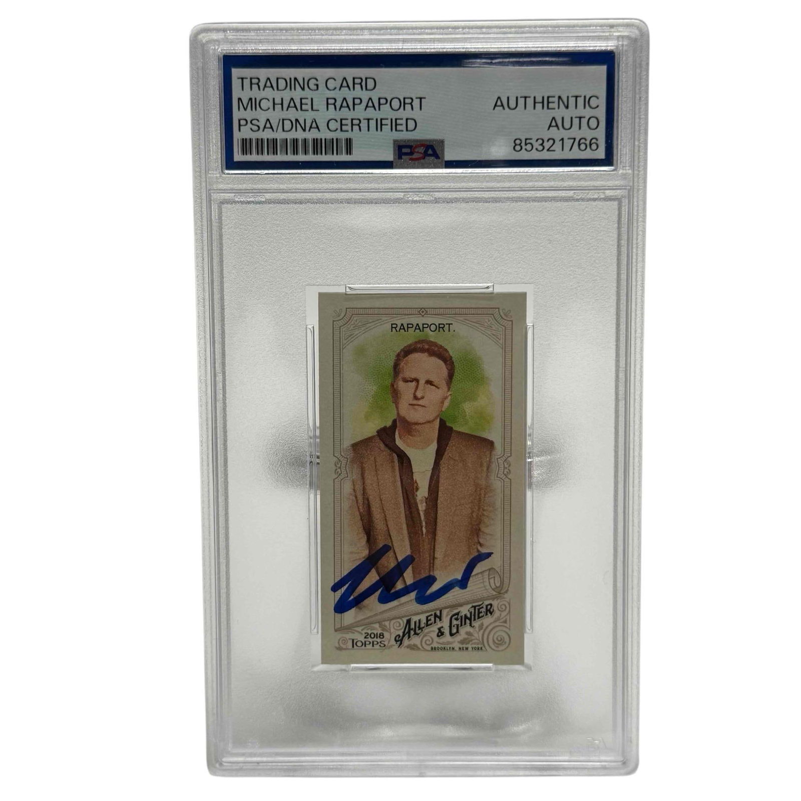 2018 Allen & Ginter Mini Michael Rapaport Autographed Card PSA (1 of 6)