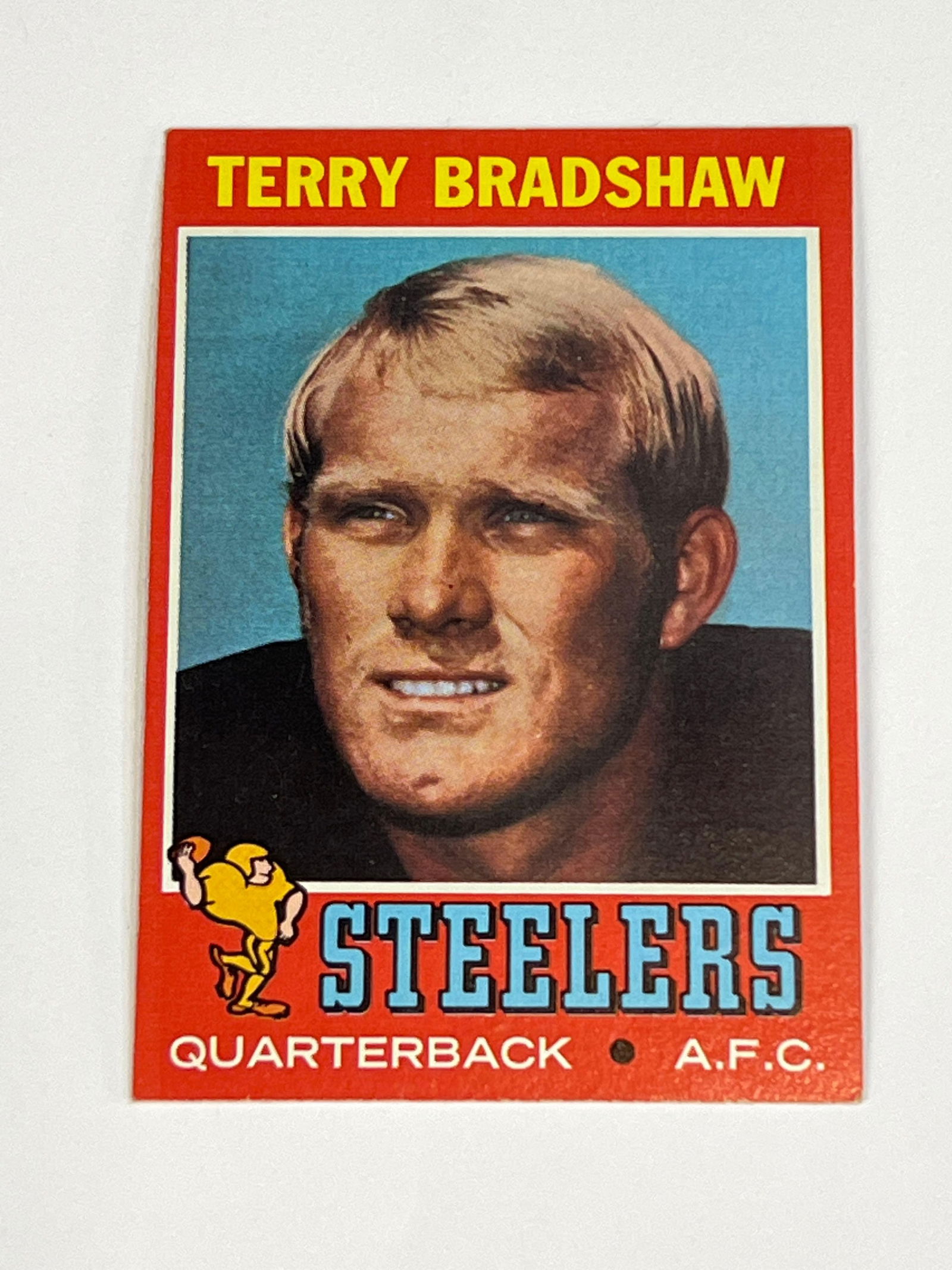 1971 Topps #156 Terry Bradshaw Rookie Card (1 of 7)