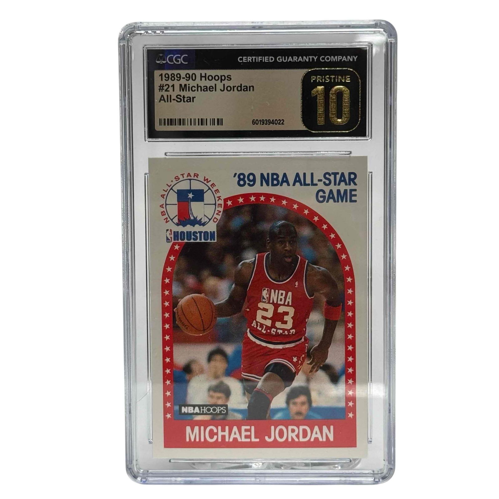 1989-90 NBA Hoops #21 Michael Jordan AS CGC PRISTINE 10 (1 of 6)