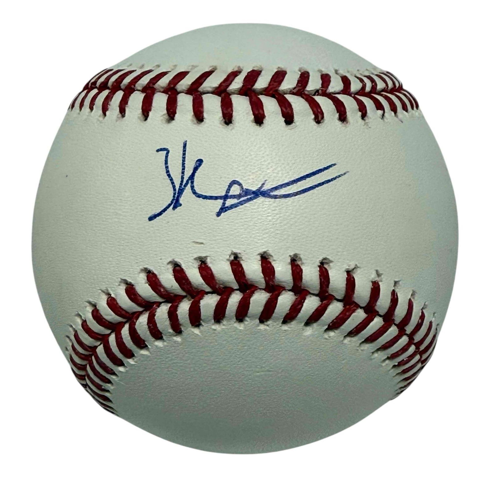 Hal Steinbrenner Autographed Baseball New York Yankees JSA: Official mlb baseball signed on the sweet spot in blue pen by the Yankees boss man. JSA certified.