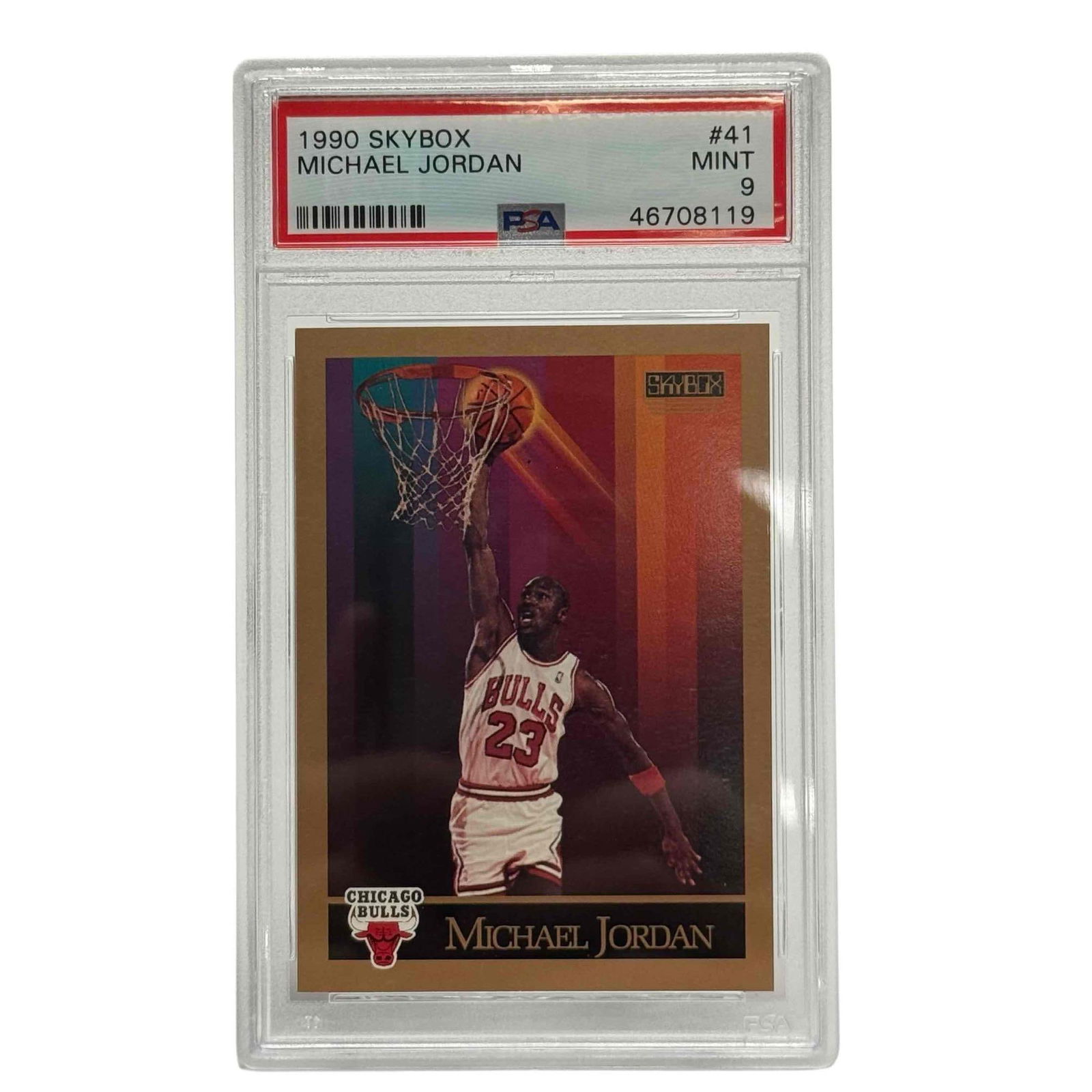 1990 Skybox #41 Michael Jordan PSA 9 MINT (1 of 8)