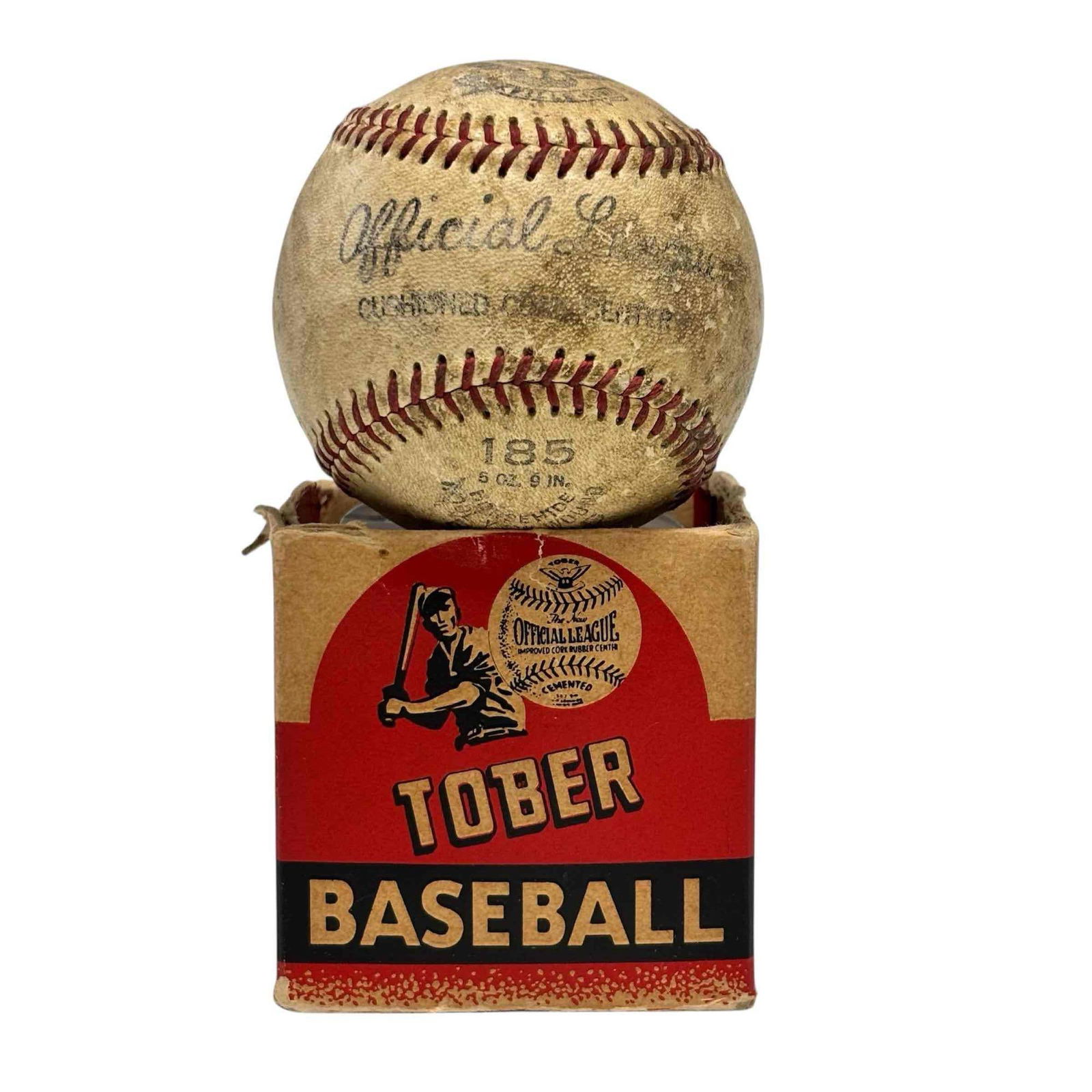 Vintage Tober Official League Baseball #185 (1 of 10)