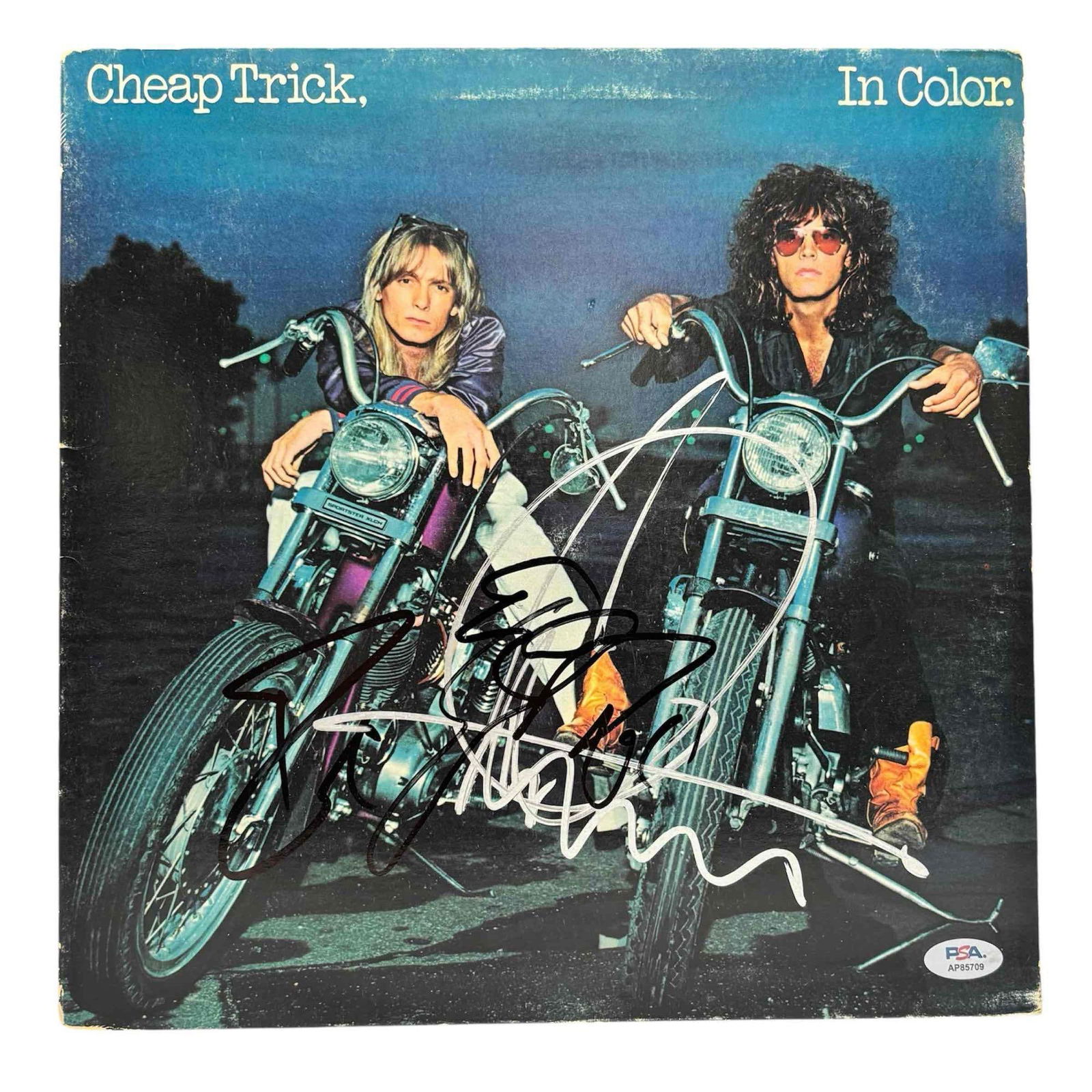 Cheap Trick Signed In Color Vinyl Album Cover PSA/DNA (1 of 13)