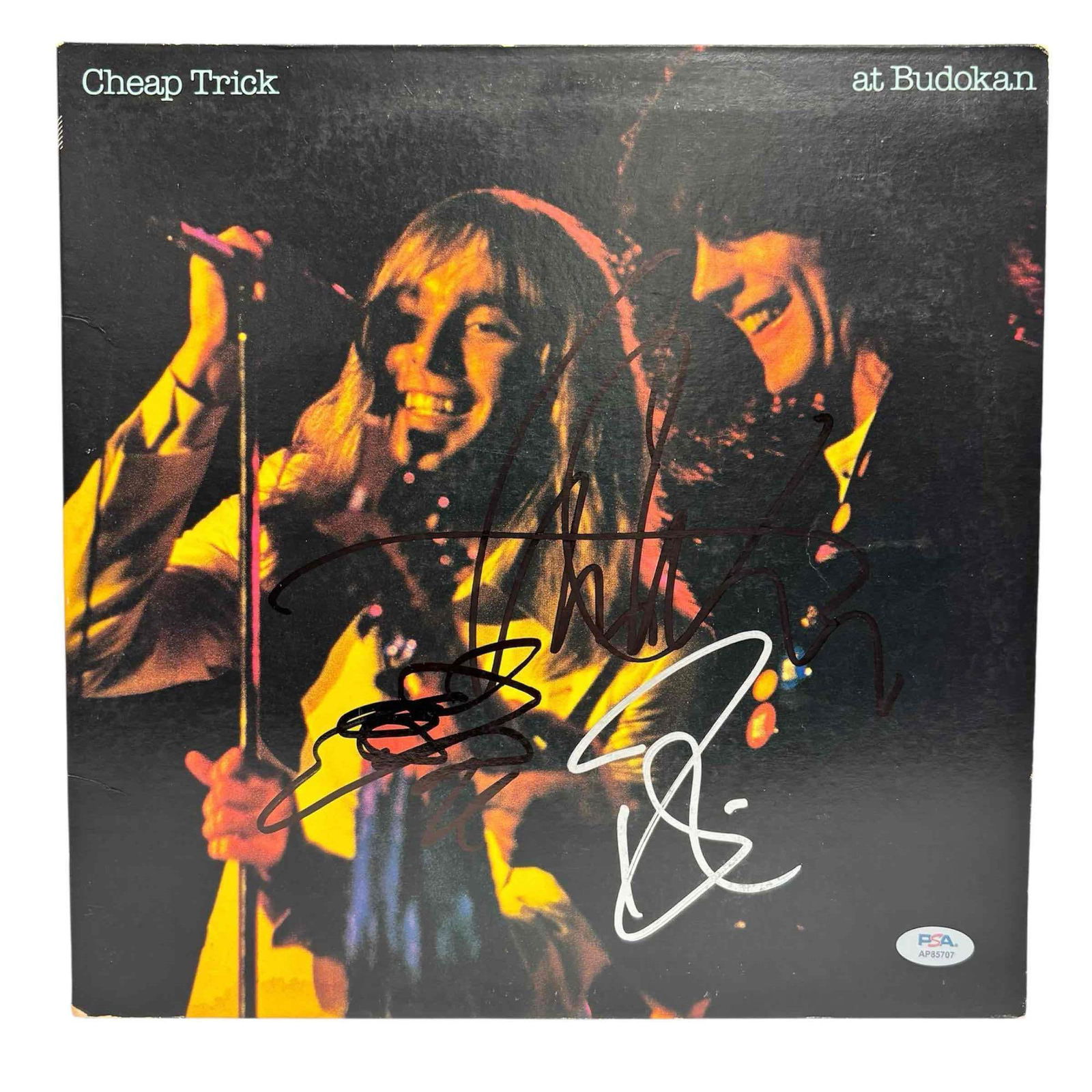 Cheap Trick Autographed at Budokan Album Cover Nielsen, Petersson, Zander PSA (1 of 14)