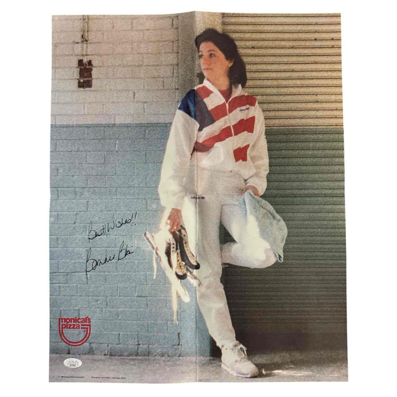 Bonnie Blair Autographed 1984 Poster JSA (1 of 7)