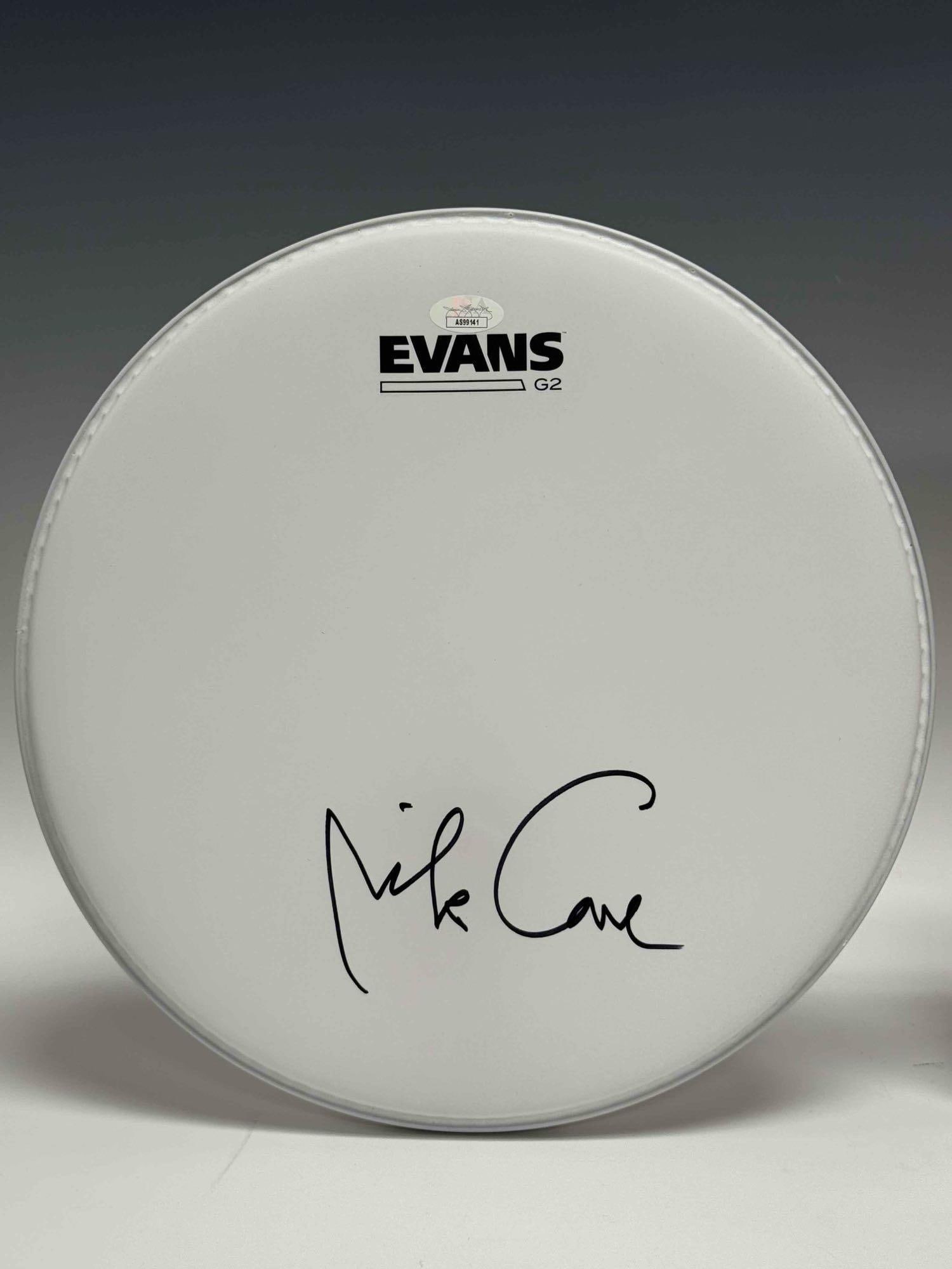 Nick Cave Autographed Evans Drum Head JSA (1 of 8)