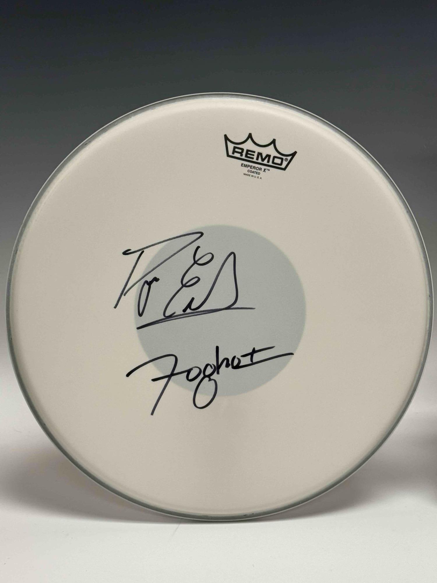 Roger Earl Autographed REMO Drumhead FOGHAT (1 of 5)