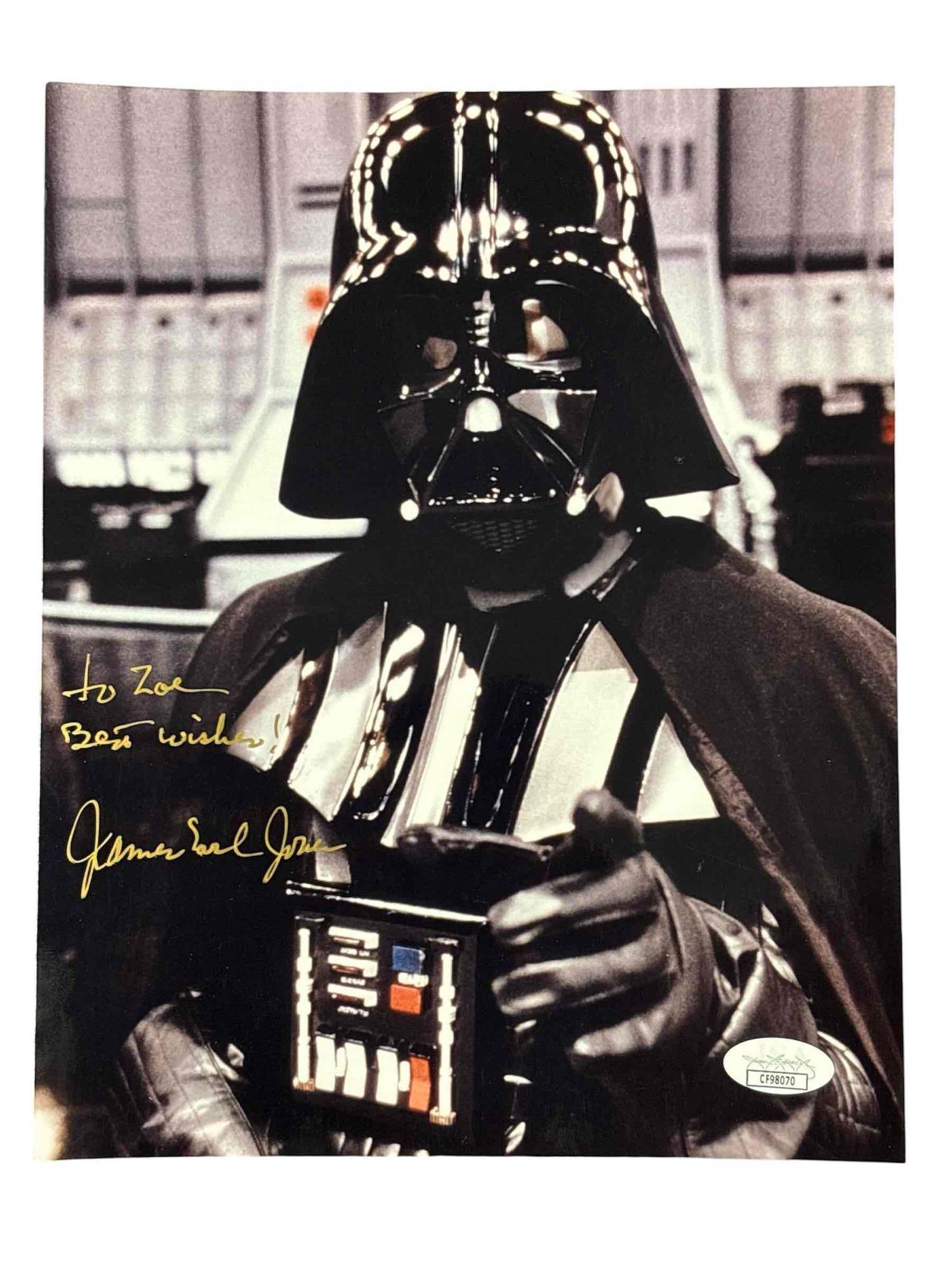 James Earl Jones Signed Darth Vader Photo Star Wars JSA (1 of 9)