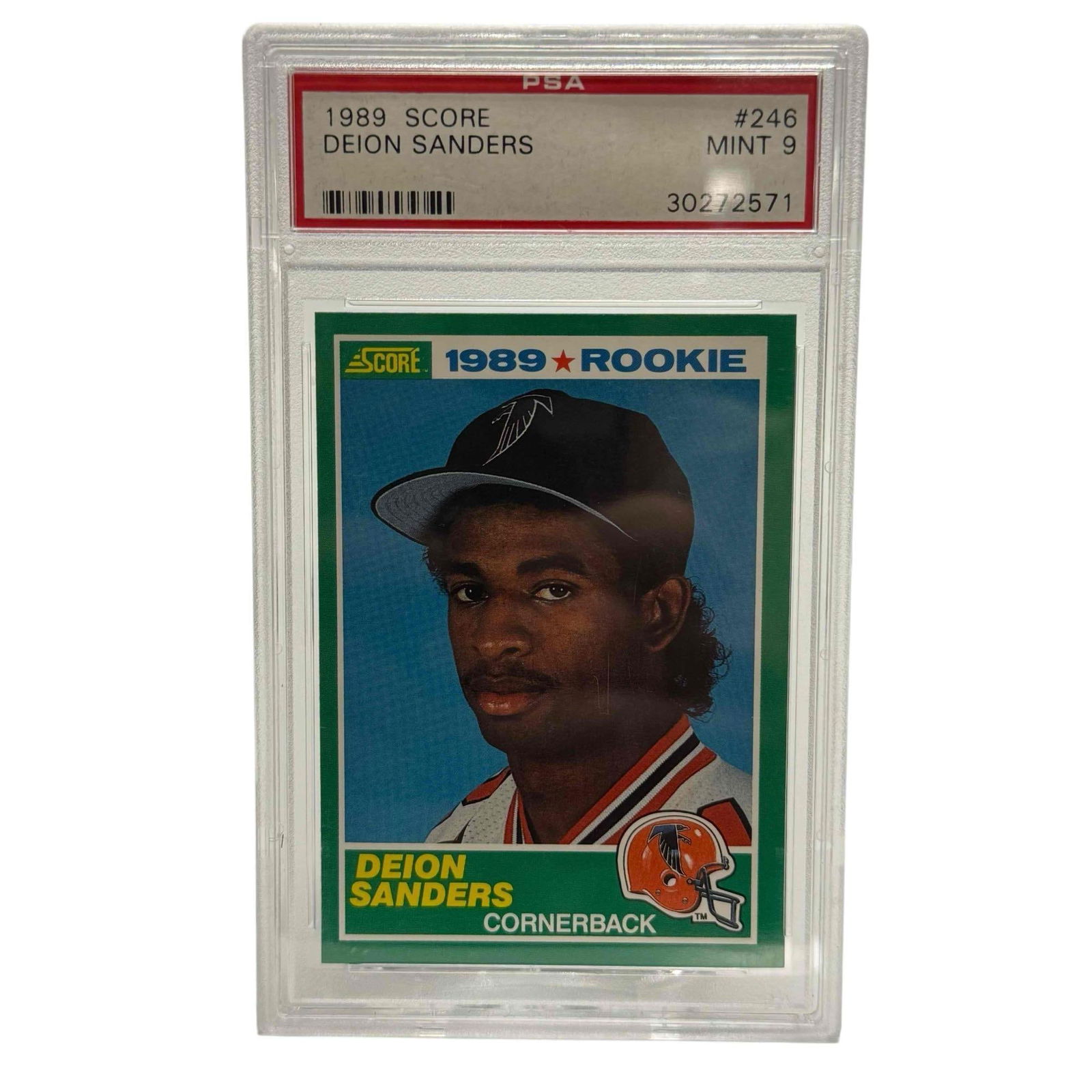 1989 Score #246 Deion Sanders Rookie PSA 9 (1 of 6)