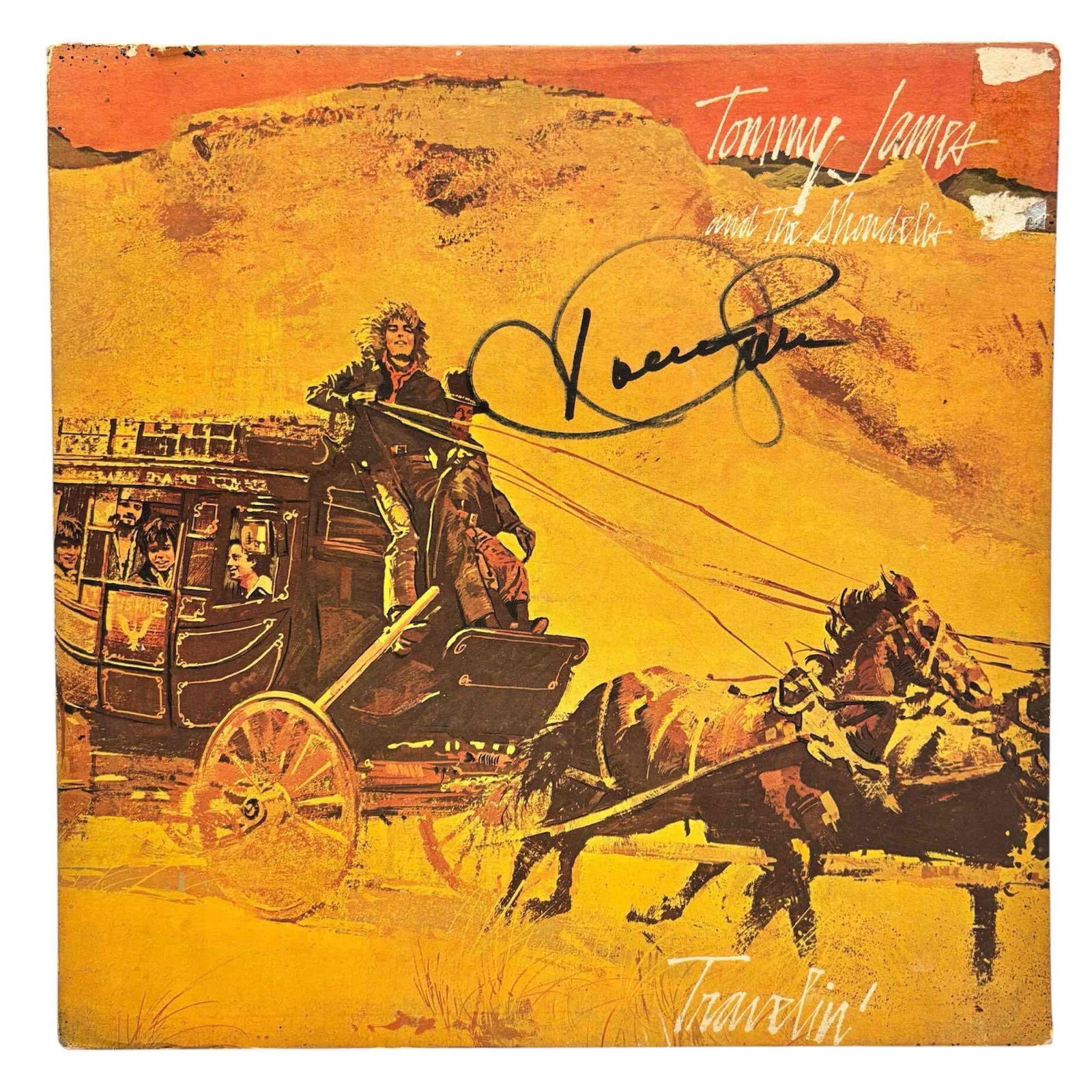 Tommy James Autographed Travelin' Album Cover JSA (1 of 12)