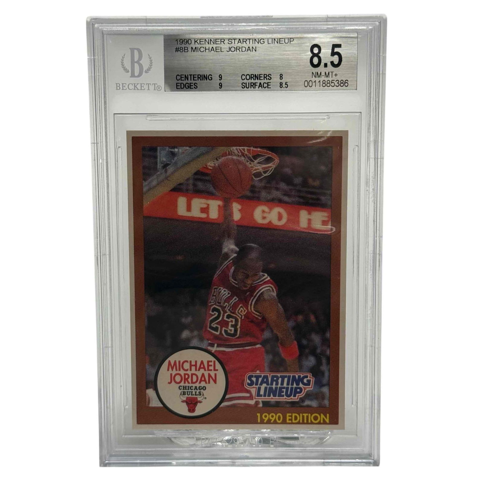 1990 Kenner Starting Lineup #8B Michael Jordan BGS 8.5 (1 of 9)
