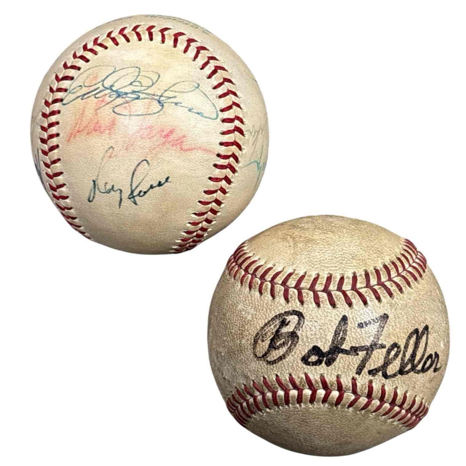 2 Cleveland Indians Signed Joe Cronin Baseballs (1 of 7)