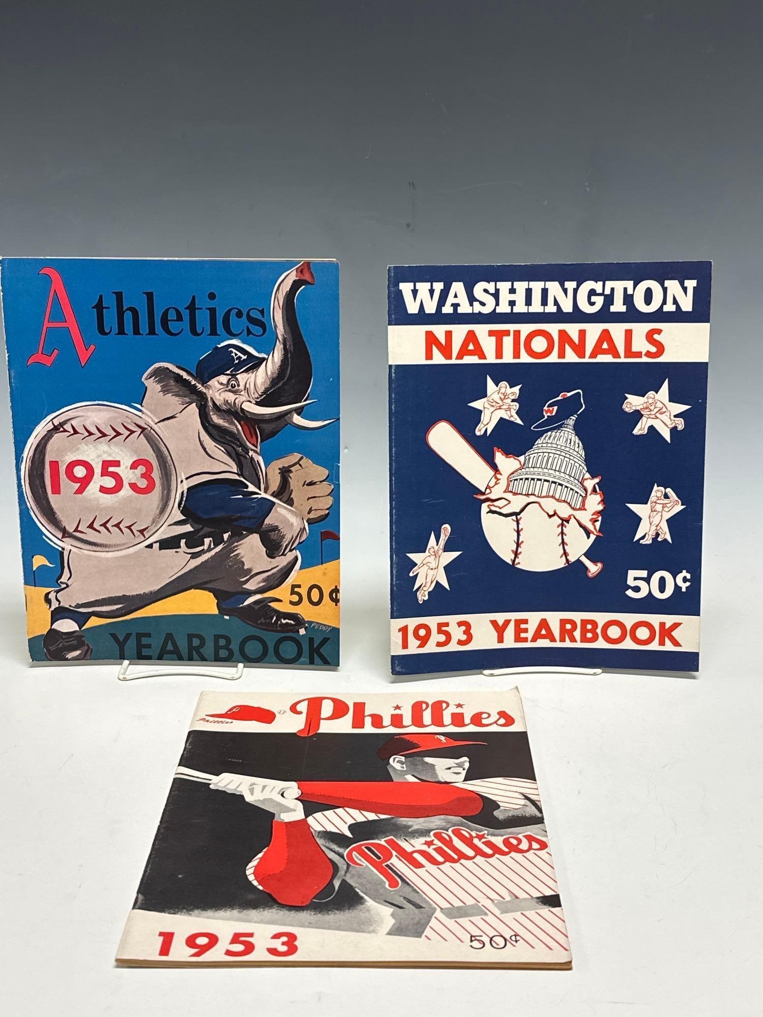 1953 Philadelphia Phillies, Washington Senators and Philadelphia A's Yearbooks (1 of 17)