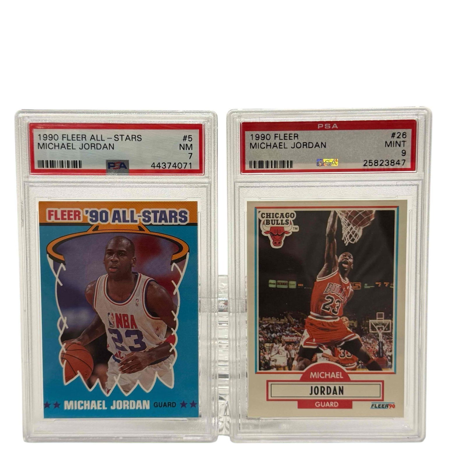 1990 Fleer Michael Jordan PSA Graded Cards (1 of 9)