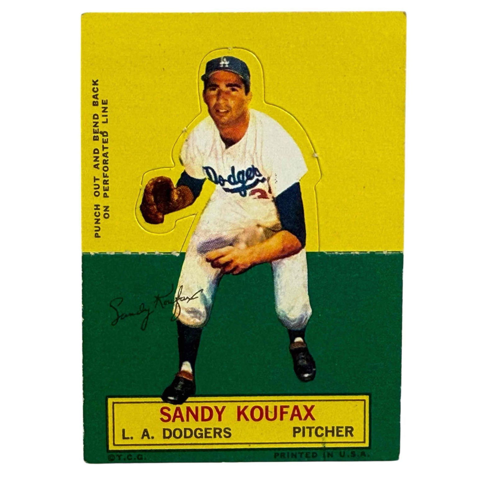 1964 Topps Stand-Up Sandy Koufax Los Angeles Dodgers (1 of 8)