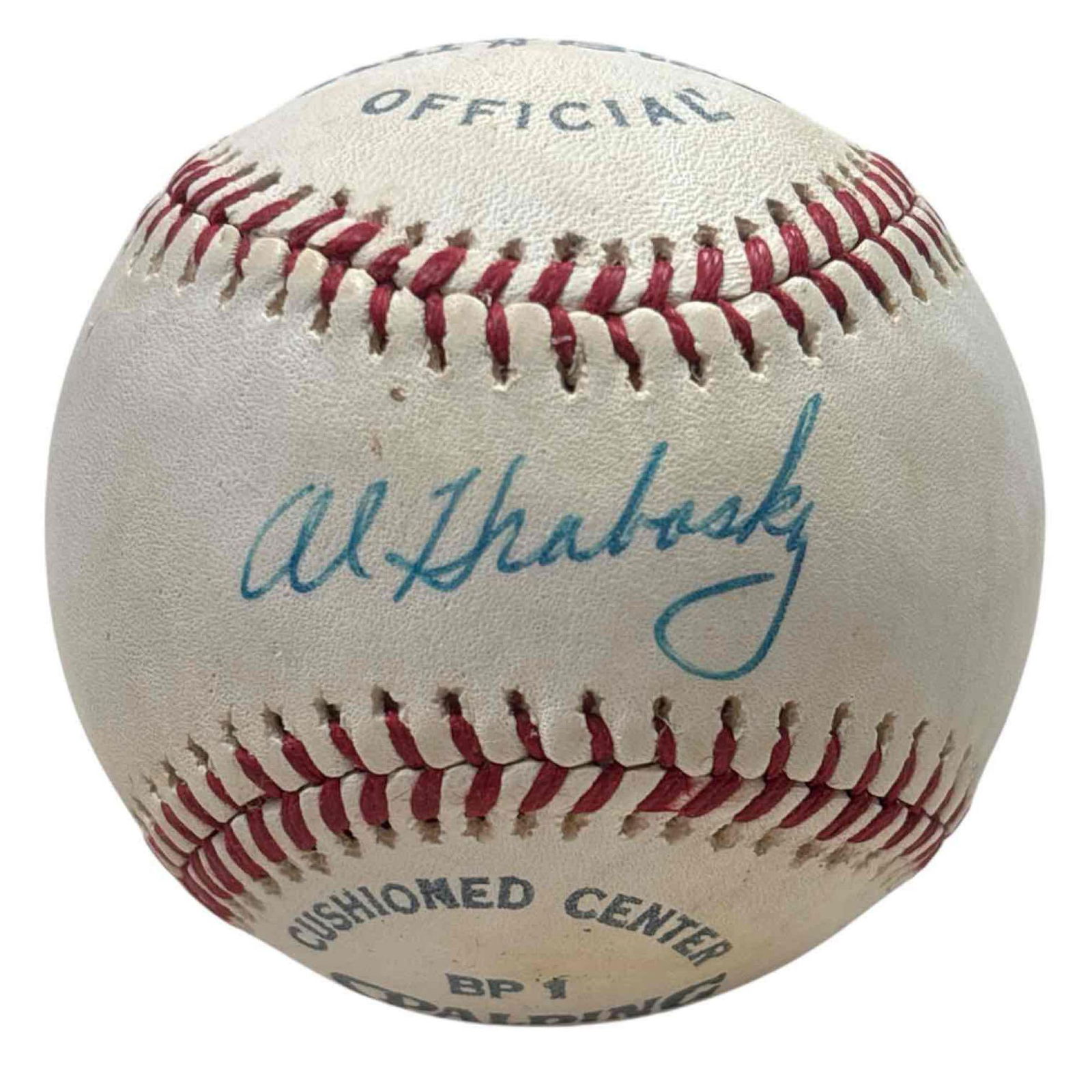 1970's Al Hrabsky Autographed Baseball: The Mad Hungarian! Spalding All-Star baseball signed on the sweet spot. These were obtained through a promotion around 1975-77. Amazing autograph!