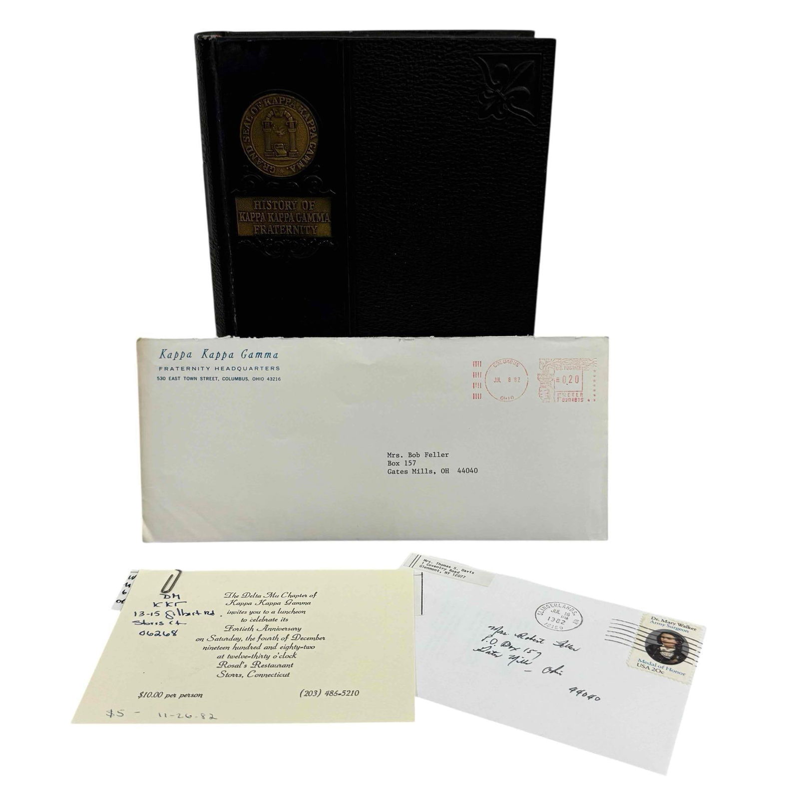 Astonishing History of Kappa Kappa Gamma Book with Signatures Feller Library (1 of 20)