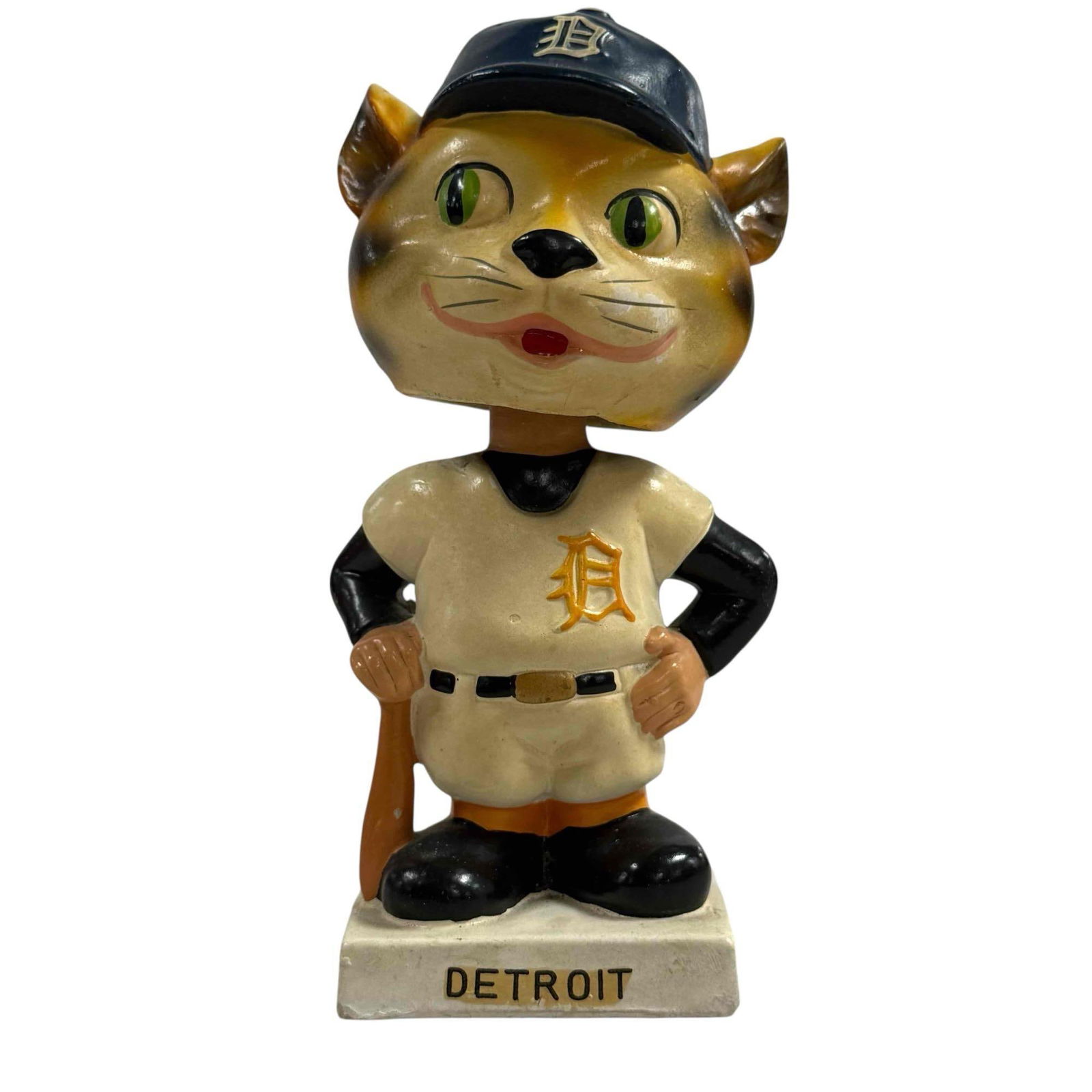 1961 Detroit Tigers White Base Bobblehead Nodder (1 of 10)