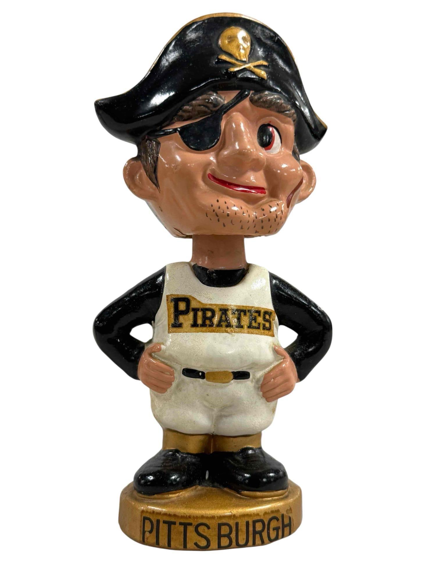 Pittsburgh Pirates 1968 Gold Base Bobblehead Nodder (1 of 12)