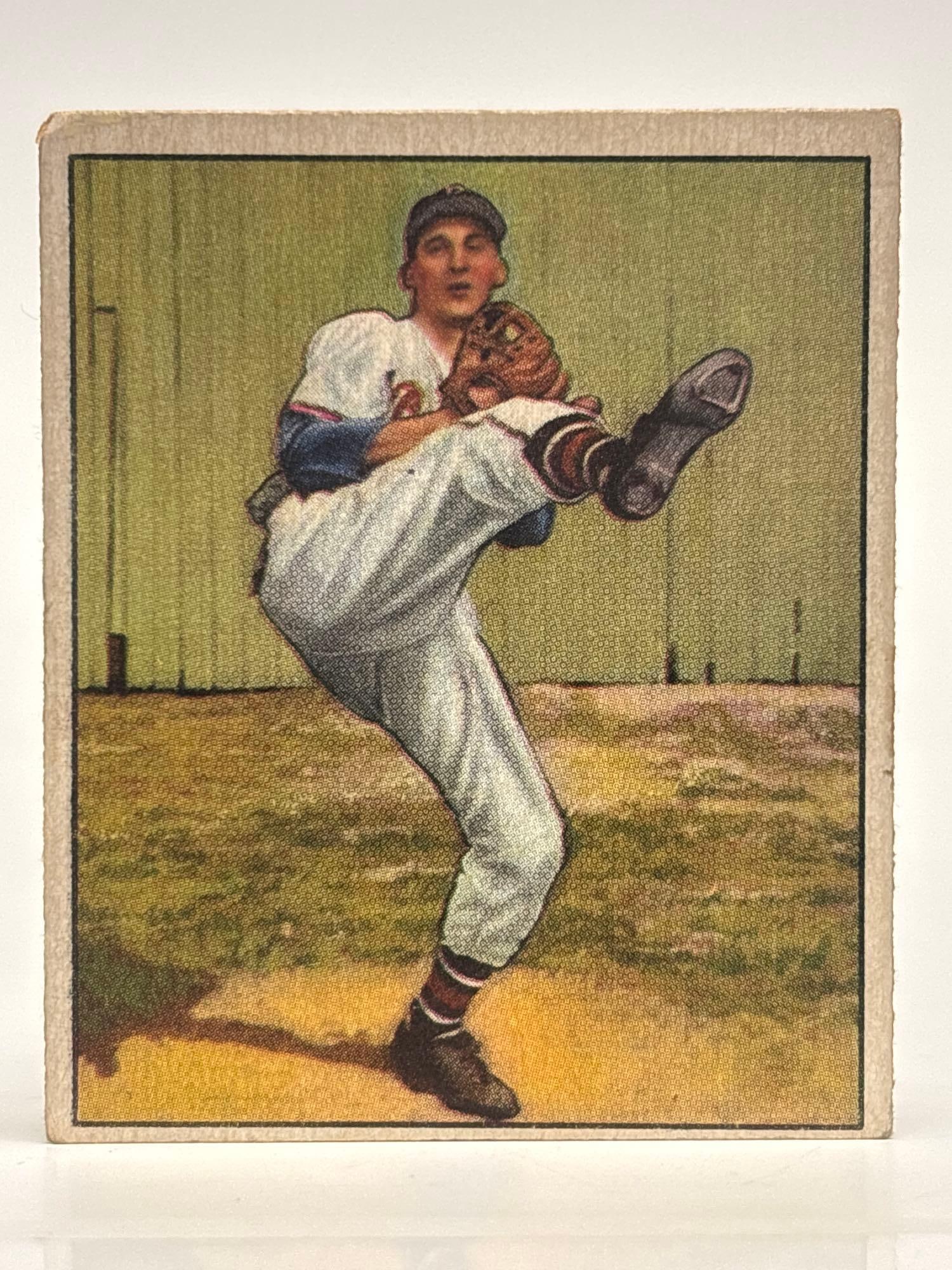 1950 Bowman #19 Warren Spahn Braves (1 of 4)