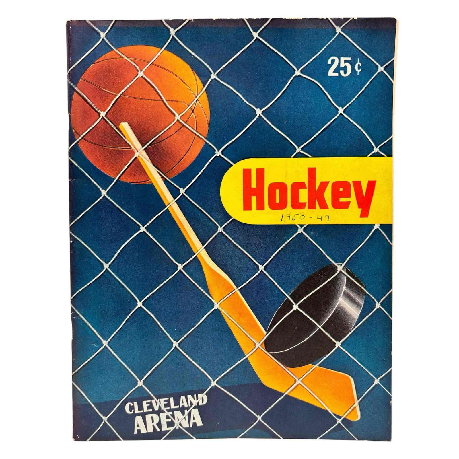 1950 Cleveland Baron AHL Program vs Pittsburgh Hornets (1 of 11)