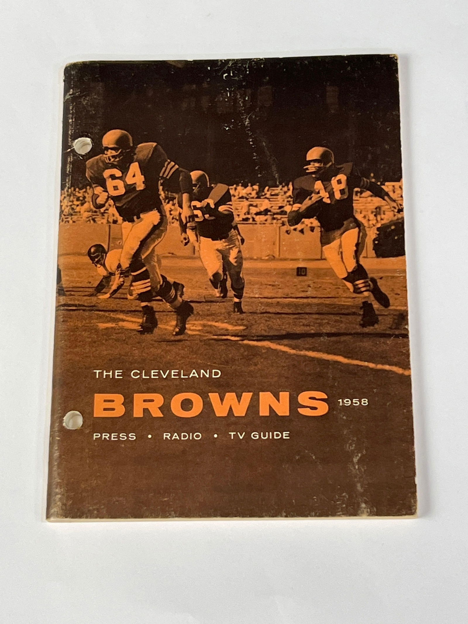 1958 Cleveland Browns Media Guide (1 of 2)