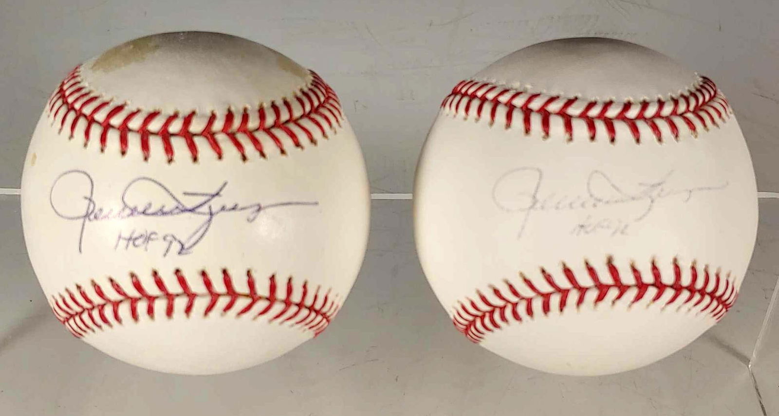 Pair of Rollie Fingers Autographed Baseballs (1 of 12)