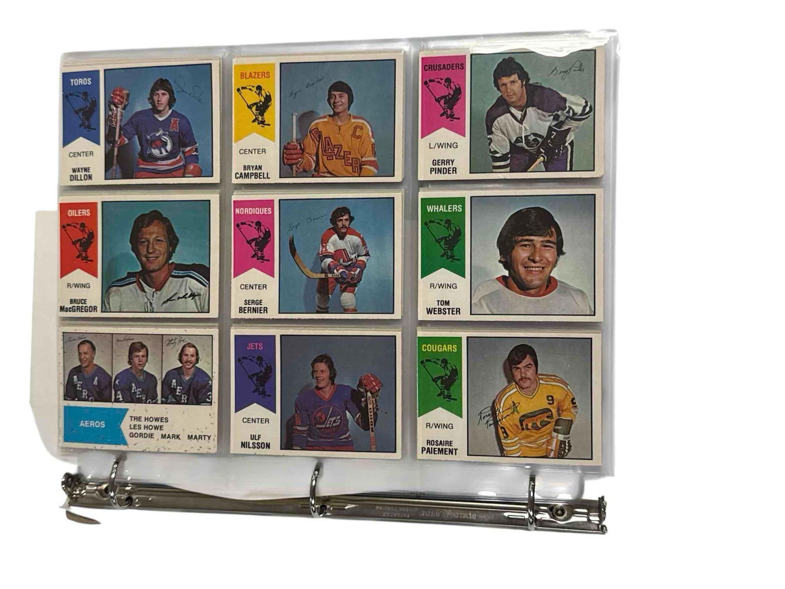 1974-75 O-Pee-Chee WHA Hockey Set (1 of 12)