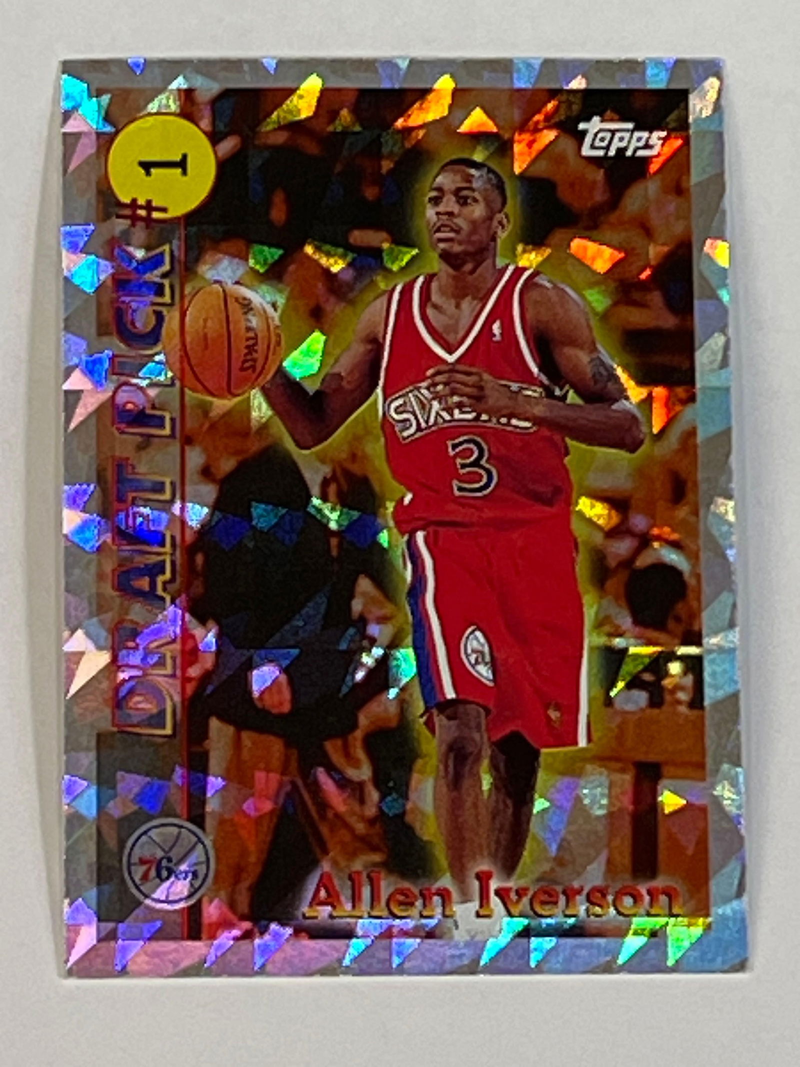 1996 Topps Allen Iverson #DP 1 Redemption Card Rookie Card RARE (1 of 6)