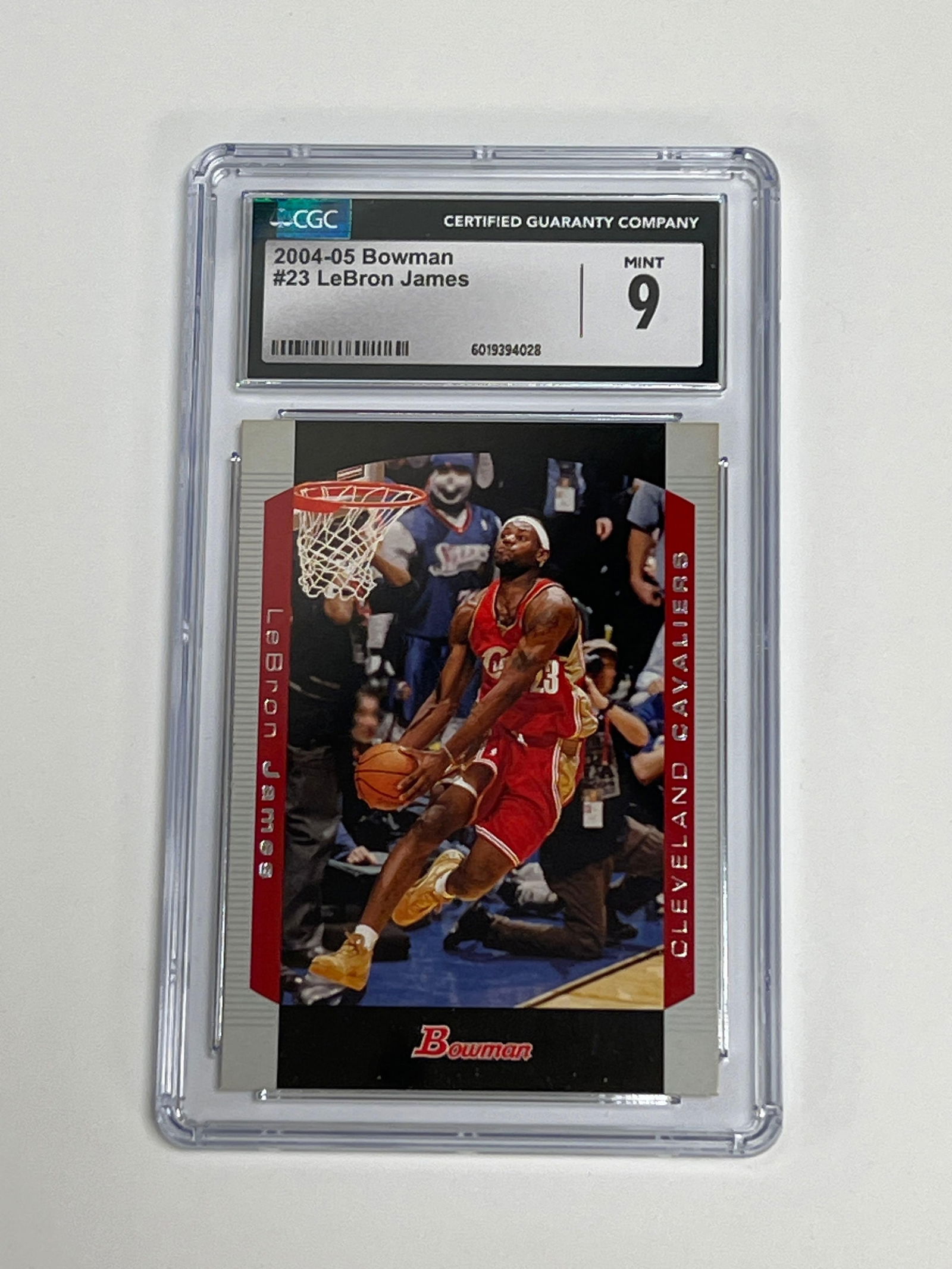 2004-05 Bowman #23 LeBron James CGC MINT 9 Second Year! (1 of 7)