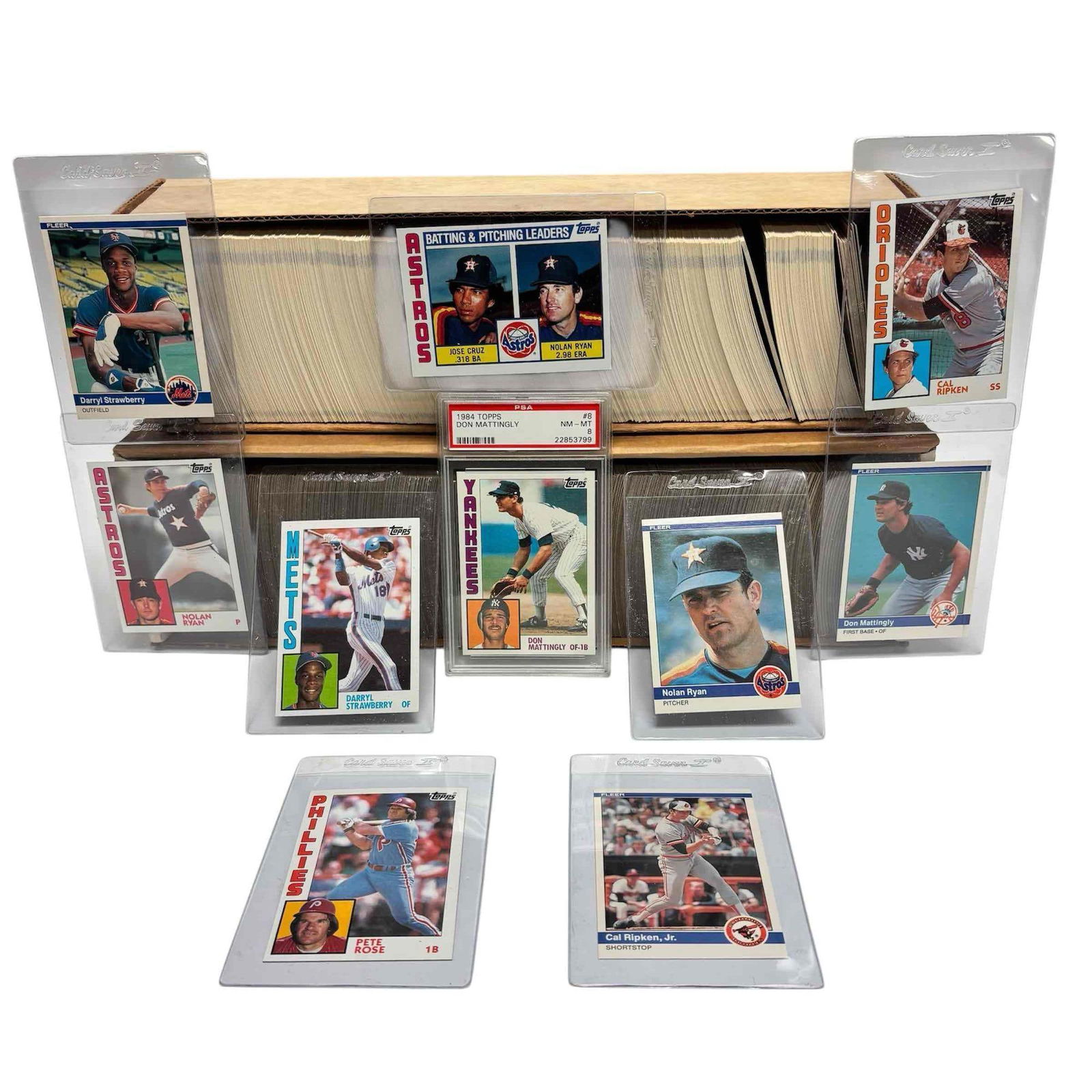 1984 Topps and Fleer Baseball Card Sets Don Mattingly Rookies (1 of 9)