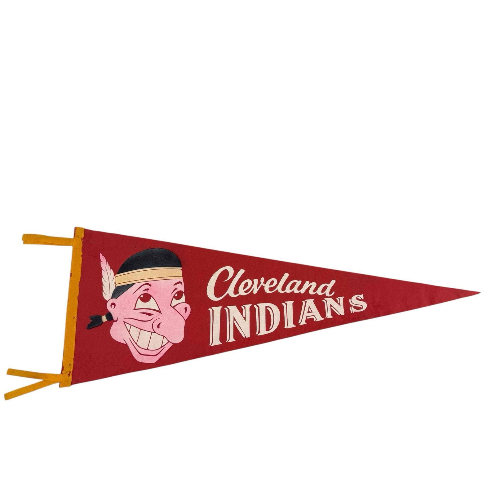 Cleveland Indians Big Nose Pennant 1950's (1 of 11)