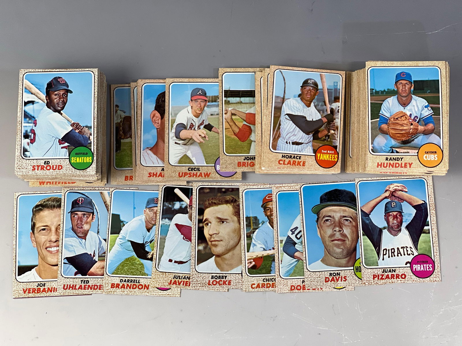 1968 Topps Baseball Common Cards (220)+ - Range from #13 - #299 (1 of 1)