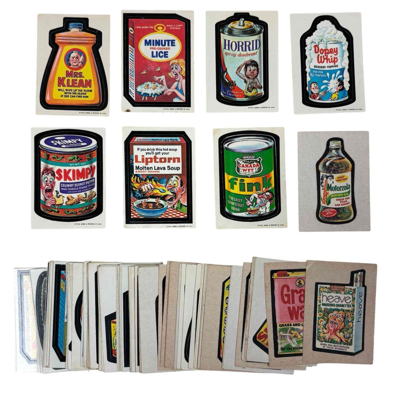 1970's Topps Wacky Packages Lot (100)+ Cards (1 of 5)
