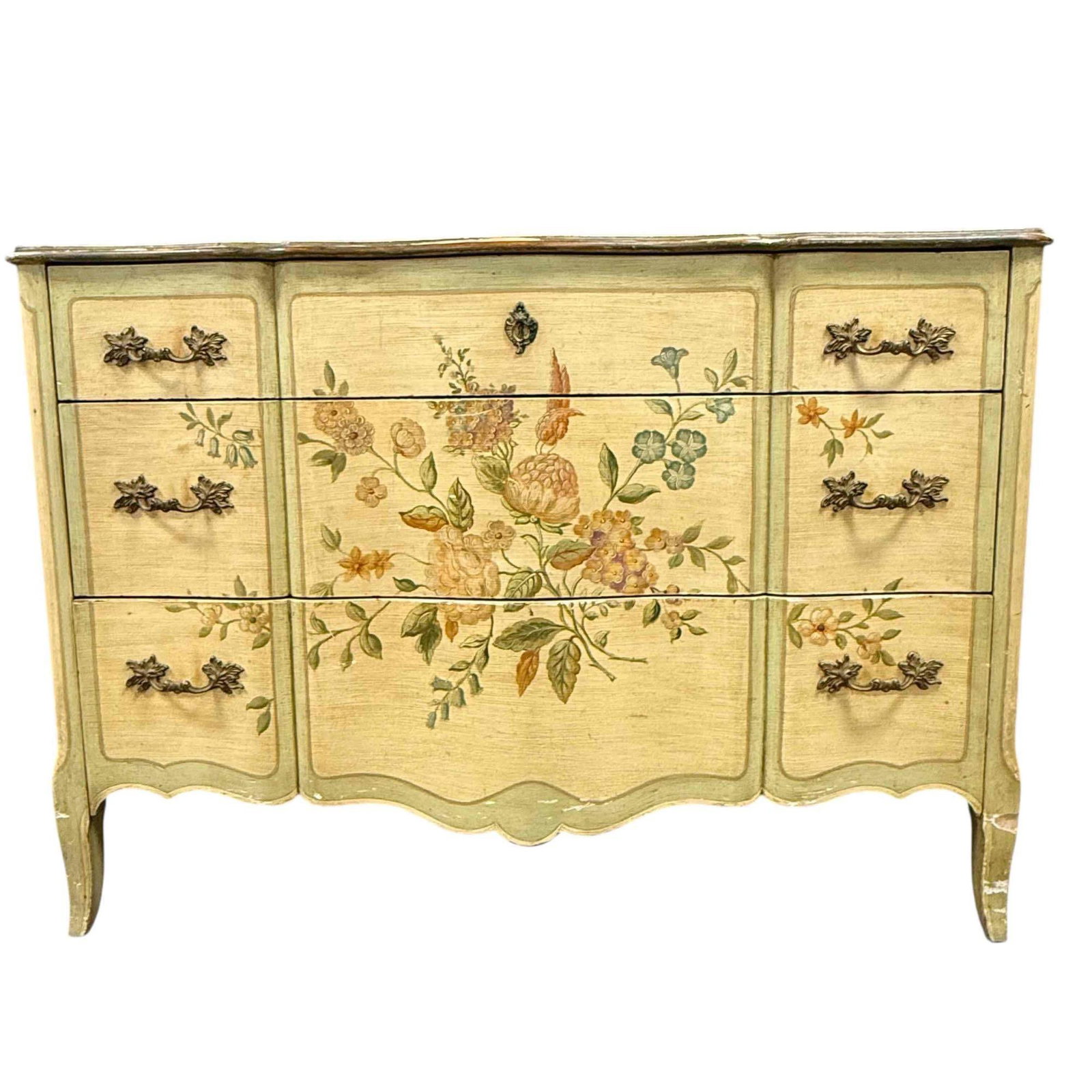 John Widdicomb Painted French Influenced Dresser (1 of 20)