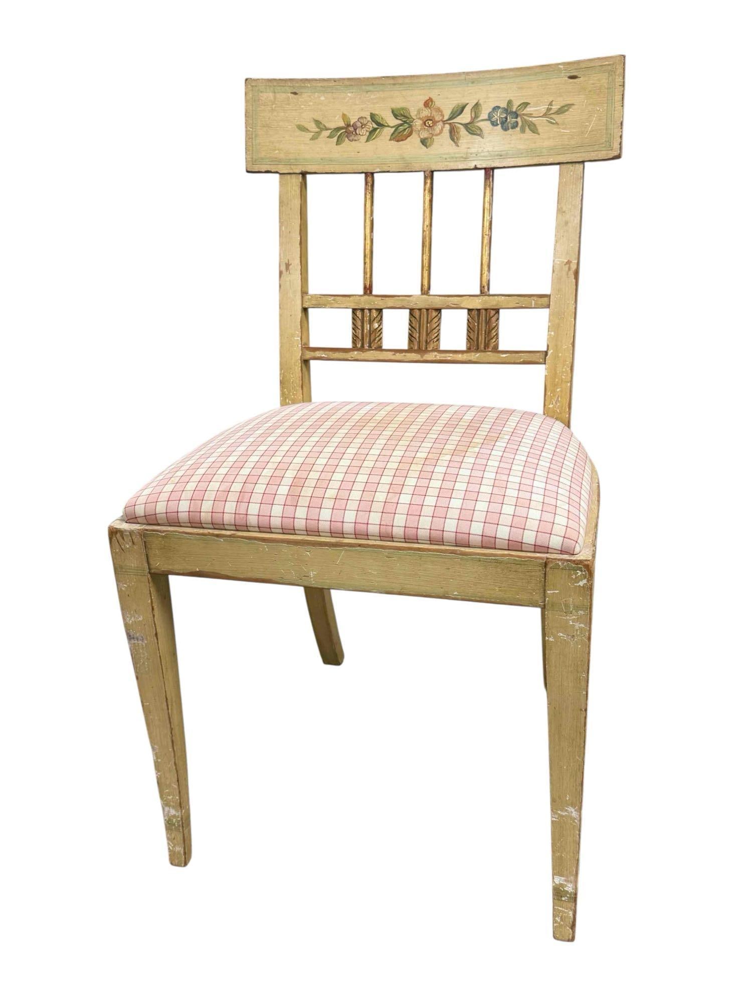 A John Widdicomb Painted French Style Chair (1 of 17)