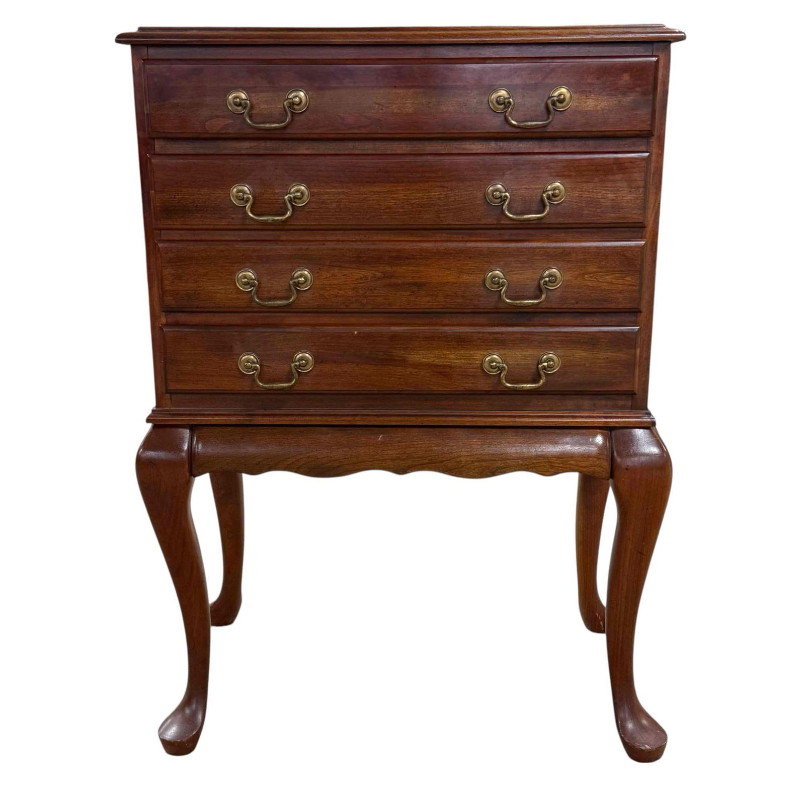 Recent Vintage Mahogany 5-Drawer Jewelry Chest (1 of 14)