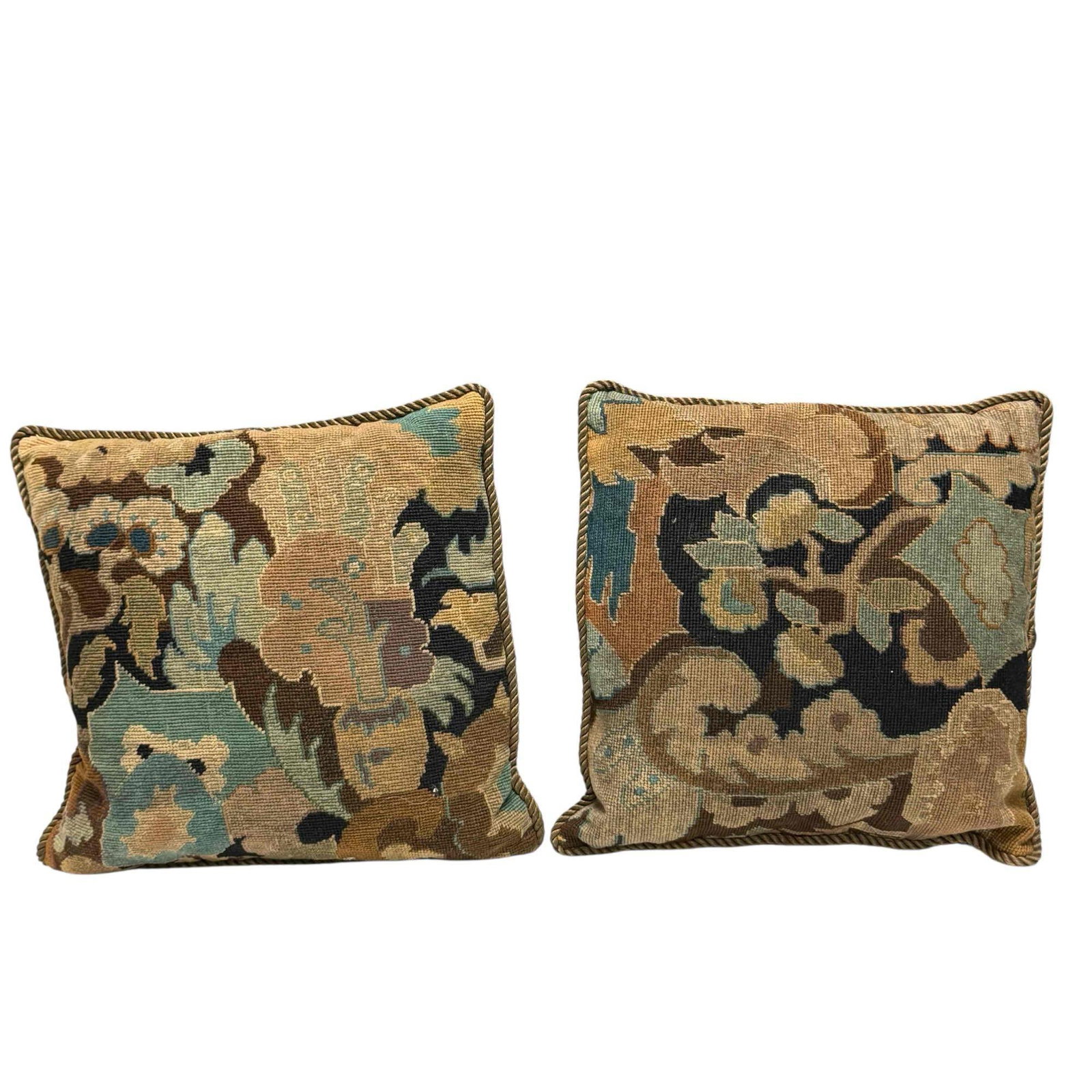 Needlepoint Verdure Foliage Decorative Throw Pillows (2) (1 of 19)
