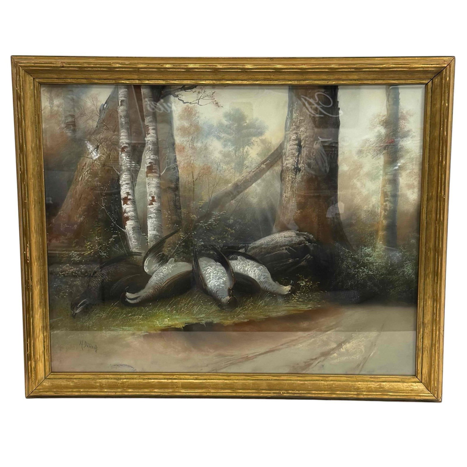 Wildlife Still Life Pastel of Game Birds by M. DeGraff (1 of 16)